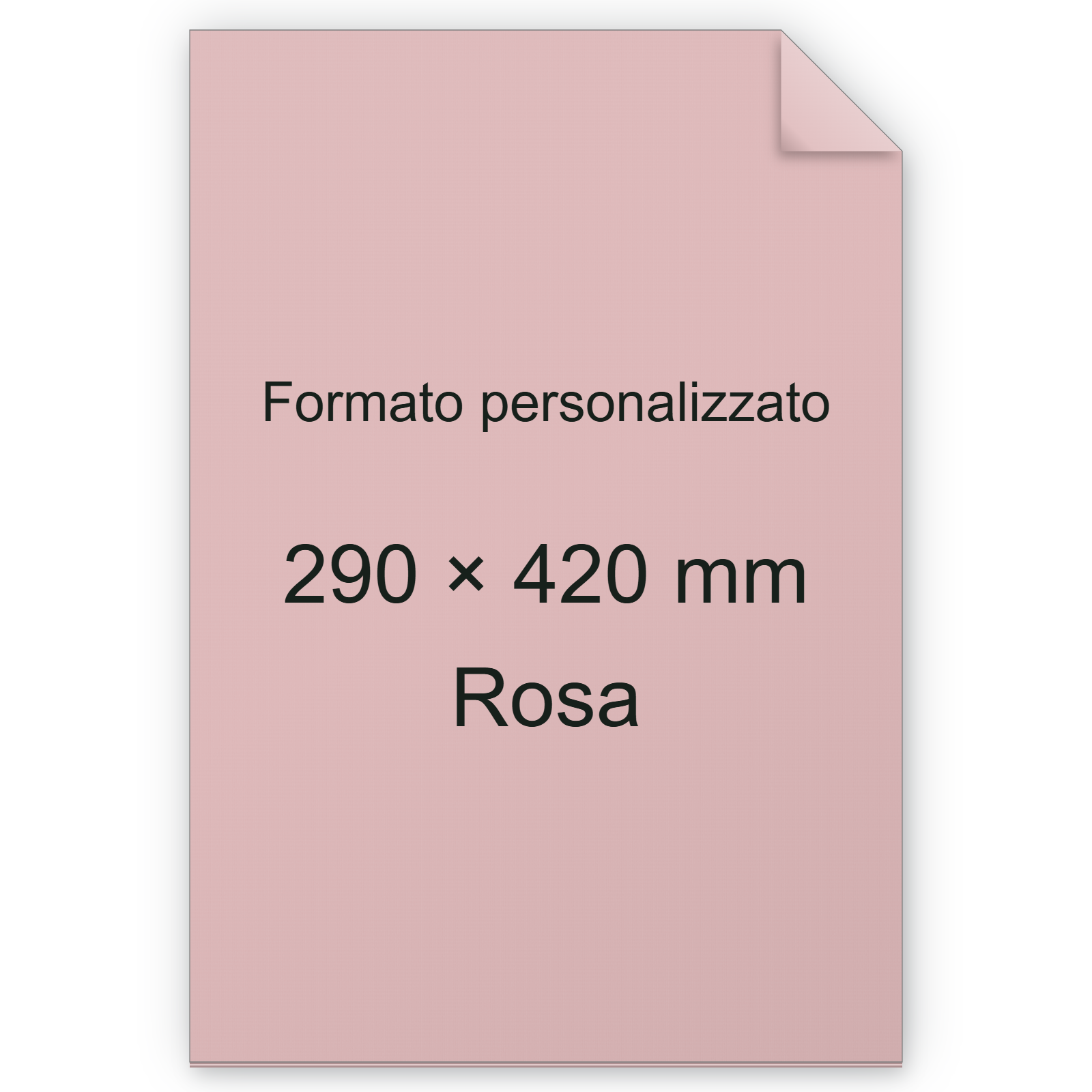 Cartoncino Favini, Burano, 120 g/m², 290x420 mm, ROSA 10 bra796A3
