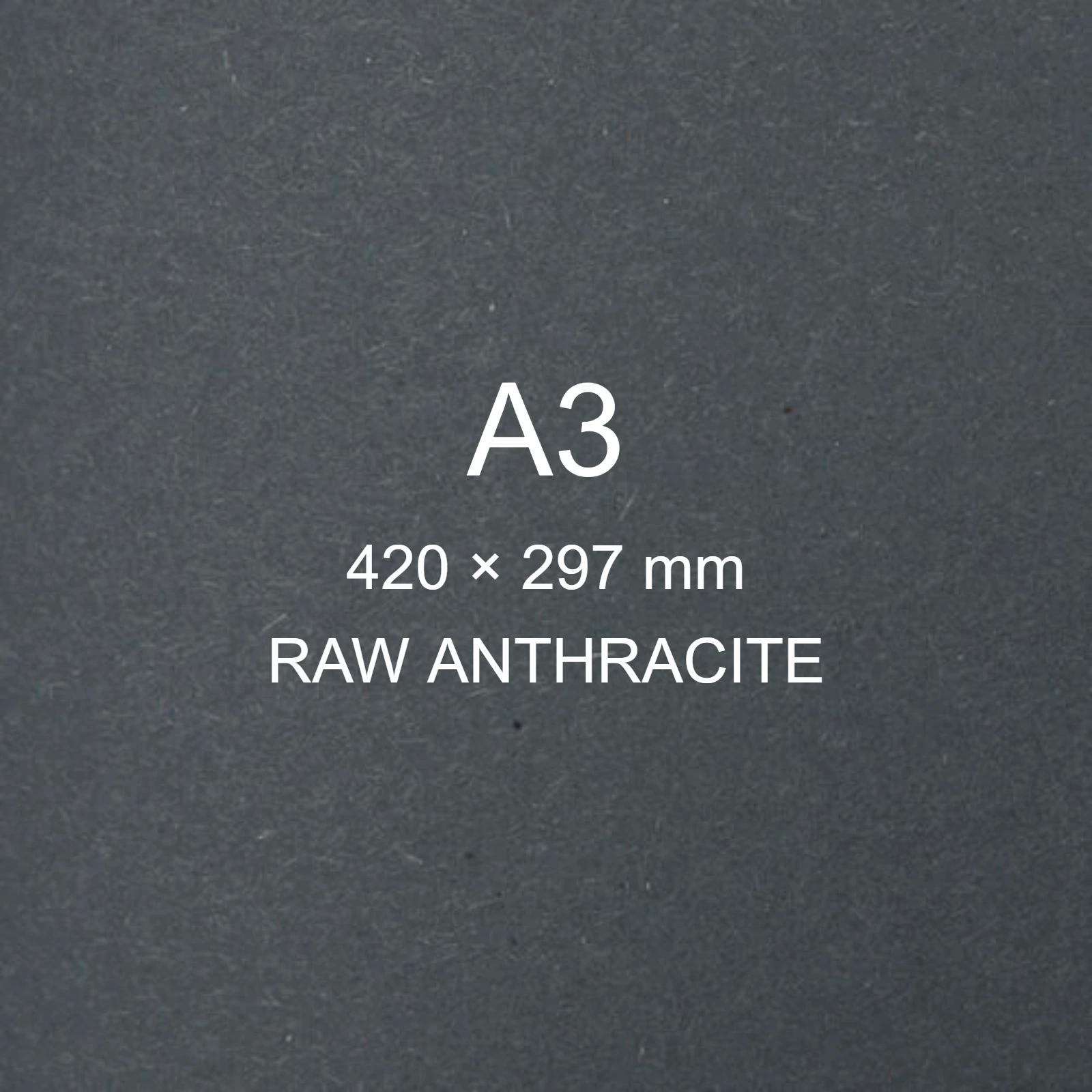 Cartoncino Favini, Shiro Echo Raw, 250 g/m², A3, RAW ANTHRACITE bra6673a3 - immagine aggiuntiva
