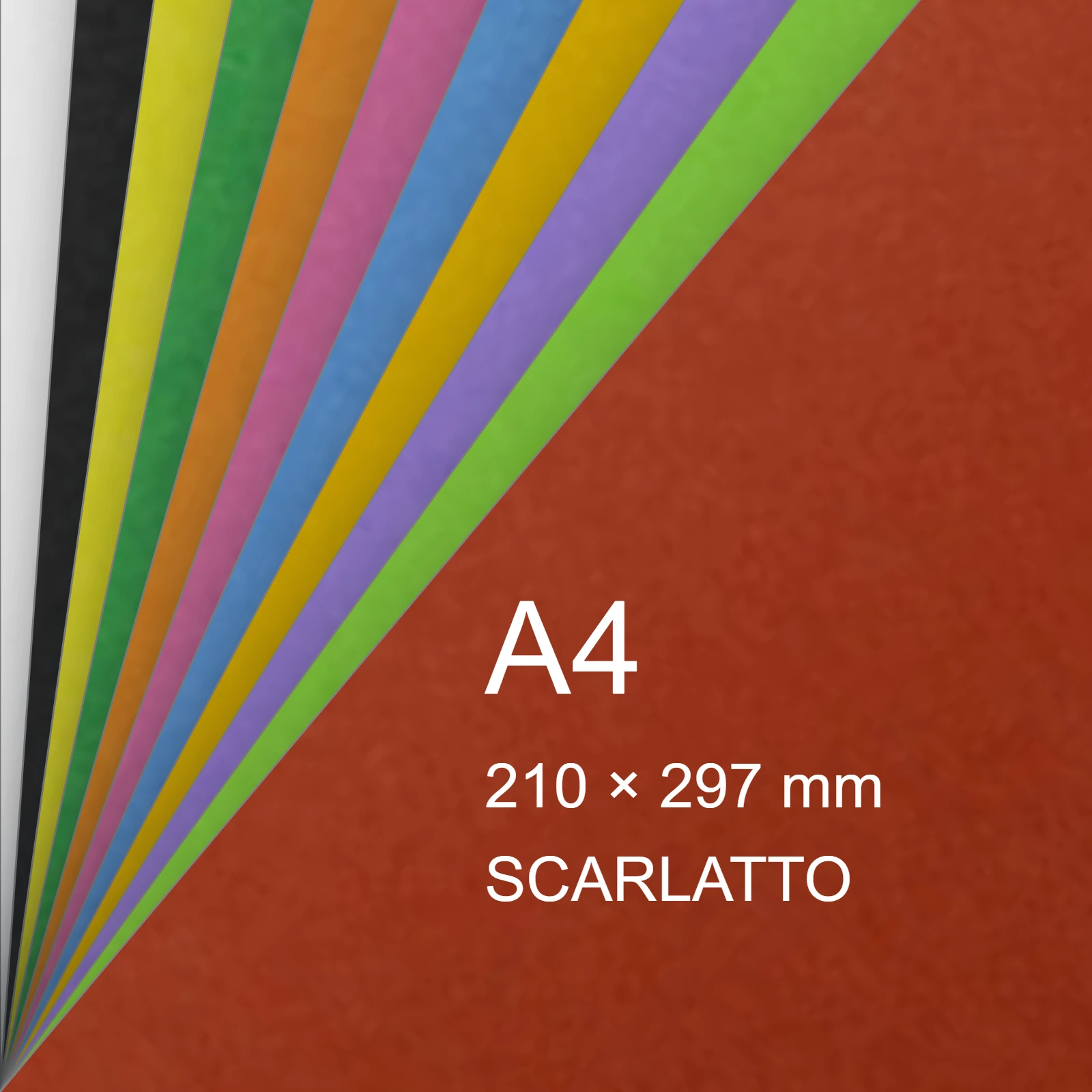 Carta Favini, RismaLuce Small Collezioni, 90 g/m², A4, SCARLATTO 61 FAVA69C144 - immagine aggiuntiva