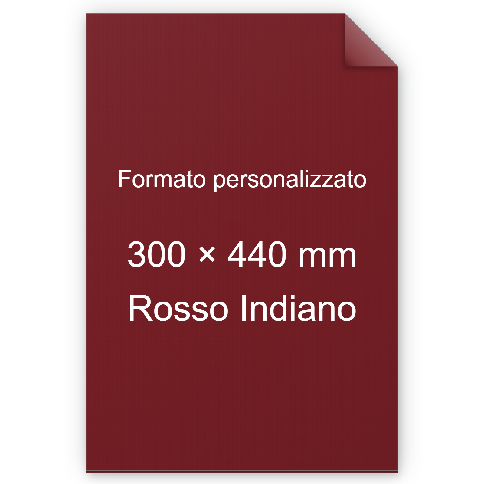Cartoncino Favini, Burano, 140 g/m², 300x440 mm, ROSSO INDIANO 69 bra853A3+