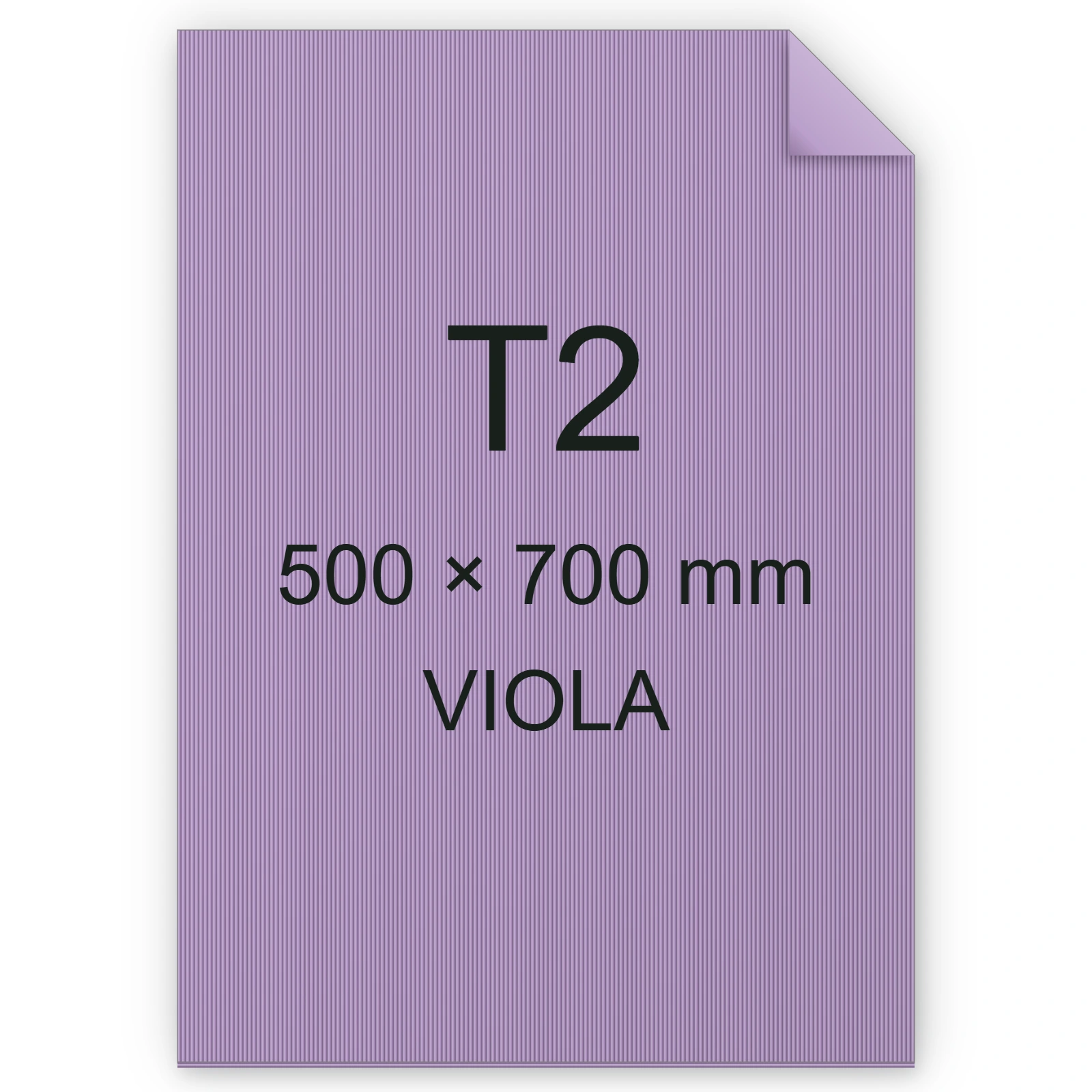 Cartoncino Favini, Sigillo Ondulato, 275 g/m², T2, VIOLA FAVA35F041
