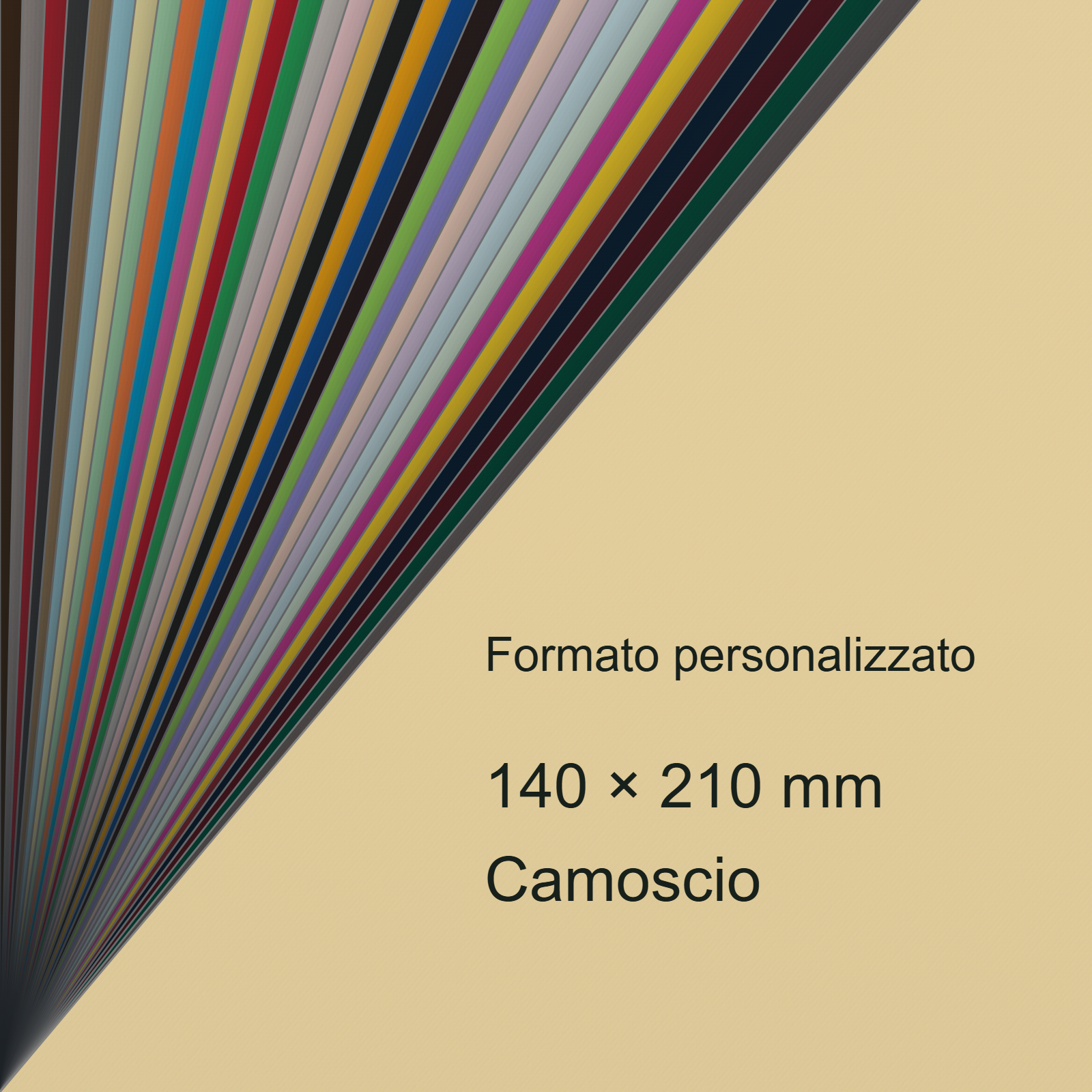 Cartoncino Favini, Burano, 140 g/m², 140x210 mm, CAMOSCIO 02 bra549A5 - immagine aggiuntiva