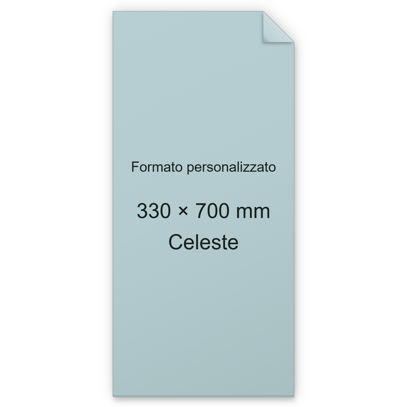 Cartoncino Favini, Burano, 140 g/m², 330x700 mm, CELESTE 03 bra835SB