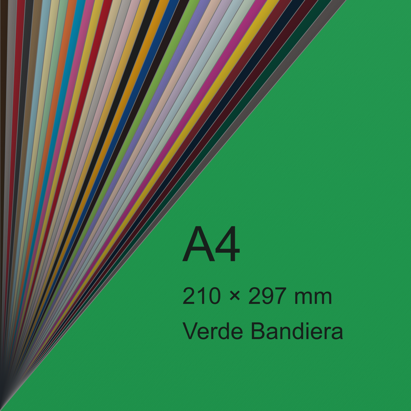 Cartoncino Favini, Burano, 140 g/m², A4, VERDE BANDIERA 60 bra595 - immagine aggiuntiva