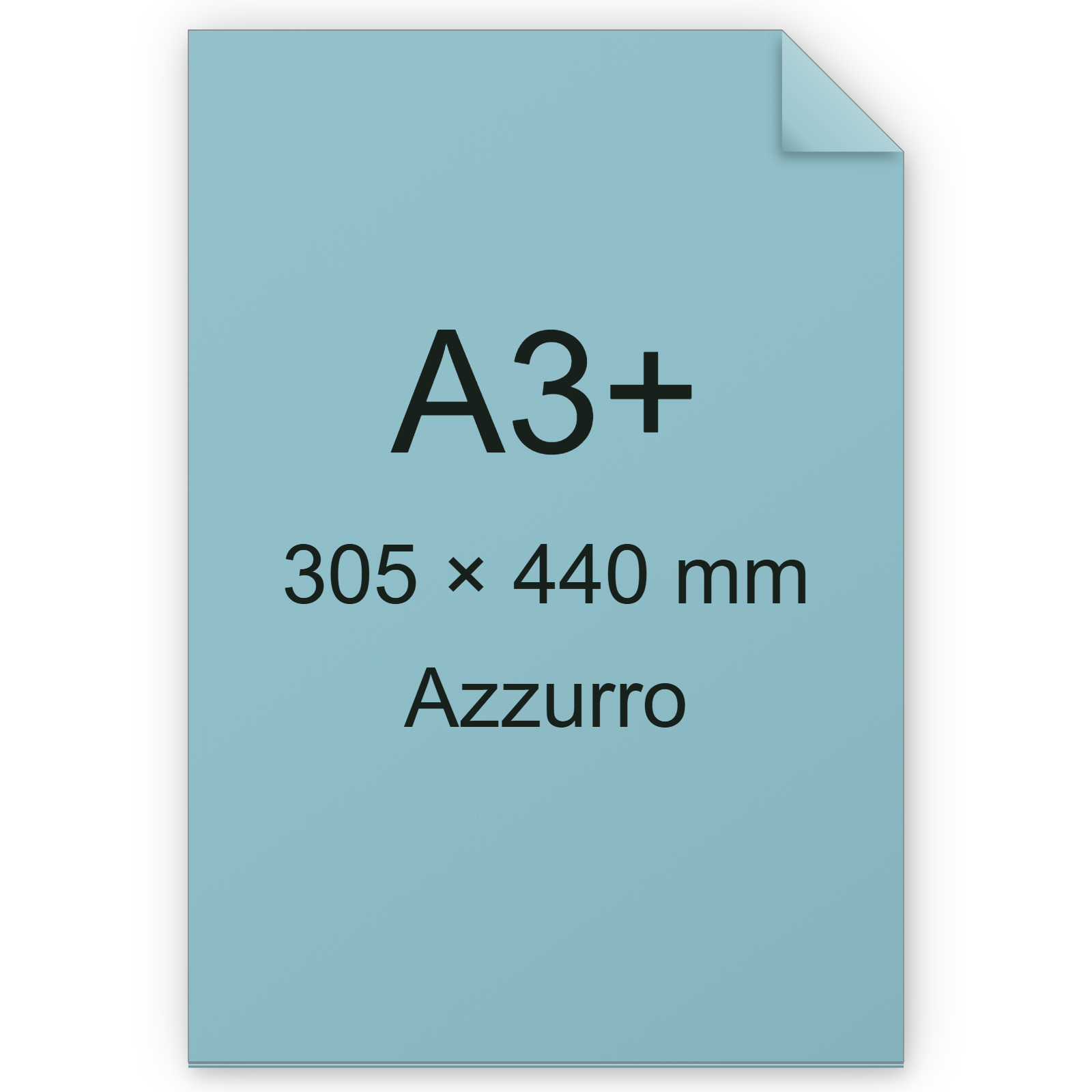 Carta Favini, Burano, 90 g/m², A3+, AZZURRO 08 BRA544a3+