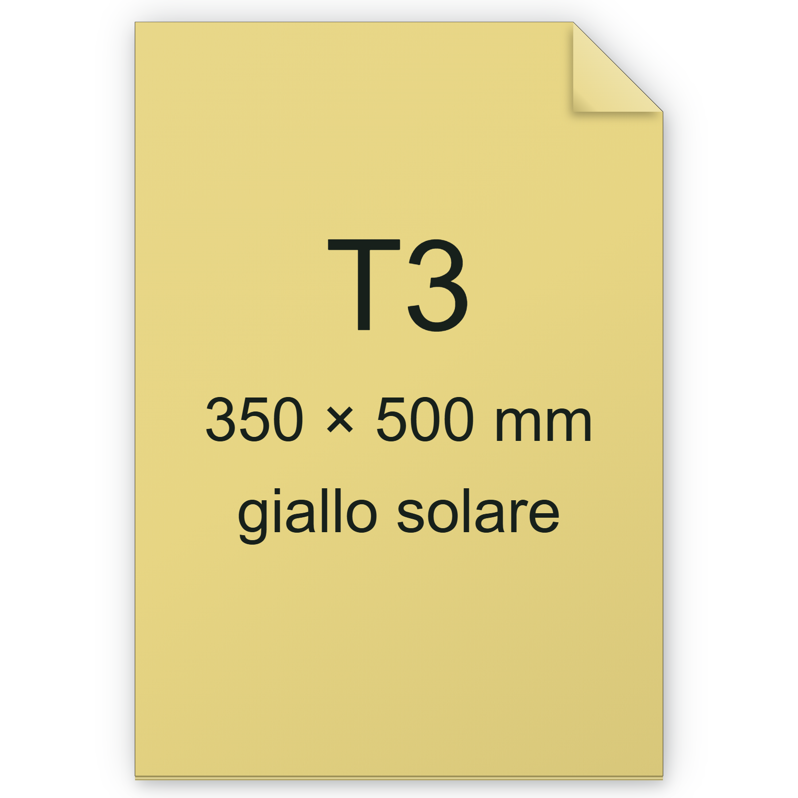 Cartoncino ManilaFormosa GIALLOSOLARE, t3, 140gr BRA529t3