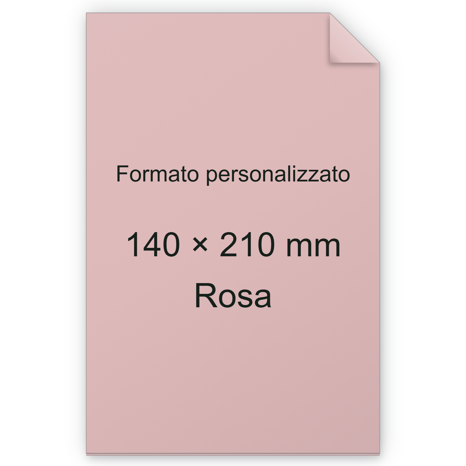 Cartoncino Favini, Burano, 120 g/m², 140x210 mm, ROSA 10 bra796A5