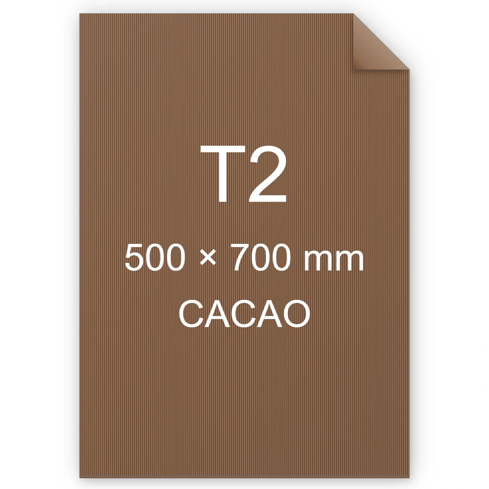 Cartoncino Favini, Sigillo Ondulato, 275 g/m², T2, CACAO FAVA35L041