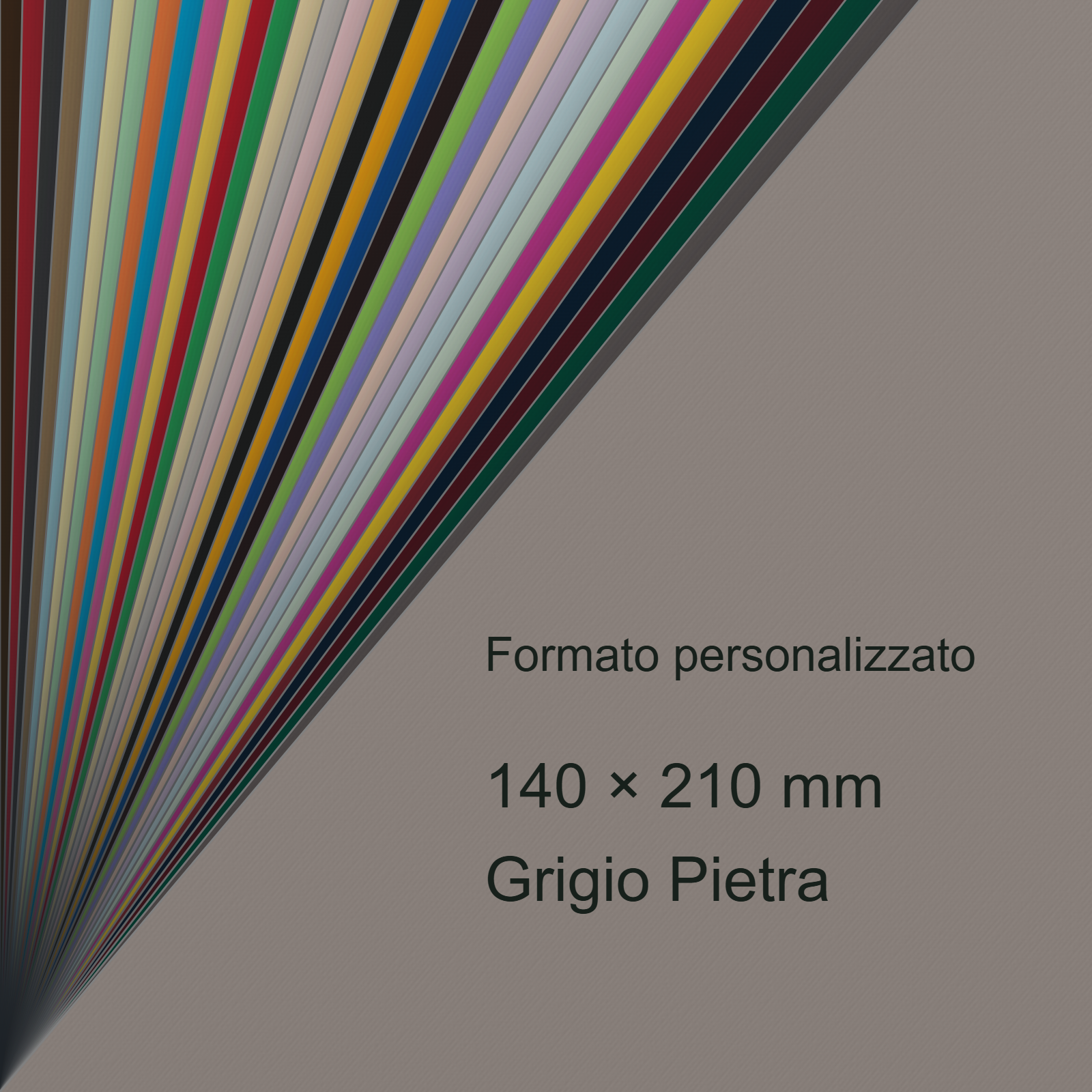 Cartoncino Favini, Burano, 140 g/m², 140x210 mm, GRIGIO PIETRA 14 bra1811A5 - immagine aggiuntiva