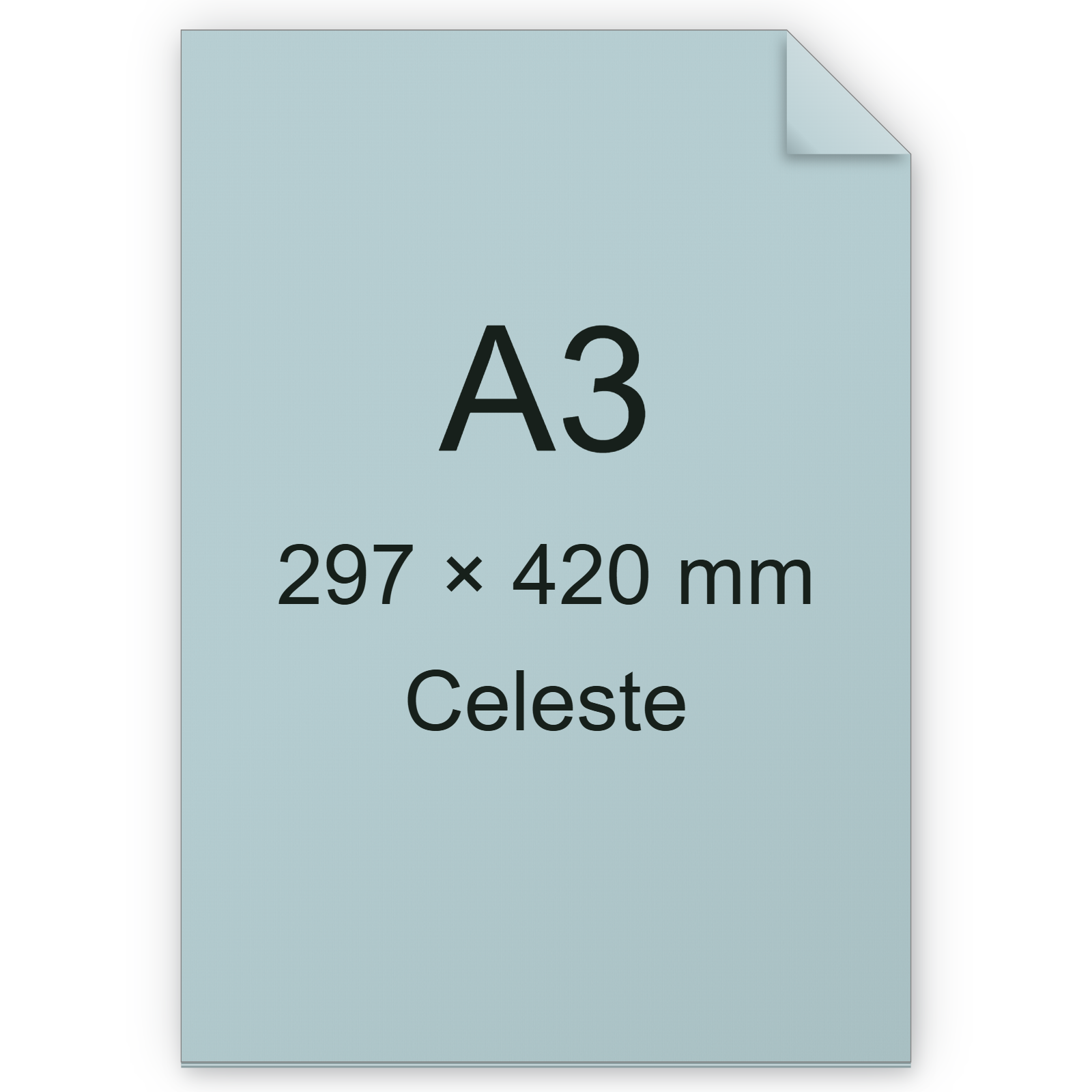 Cartoncino Favini, Burano, 200 g/m², A3, CELESTE 03 BRA836a3