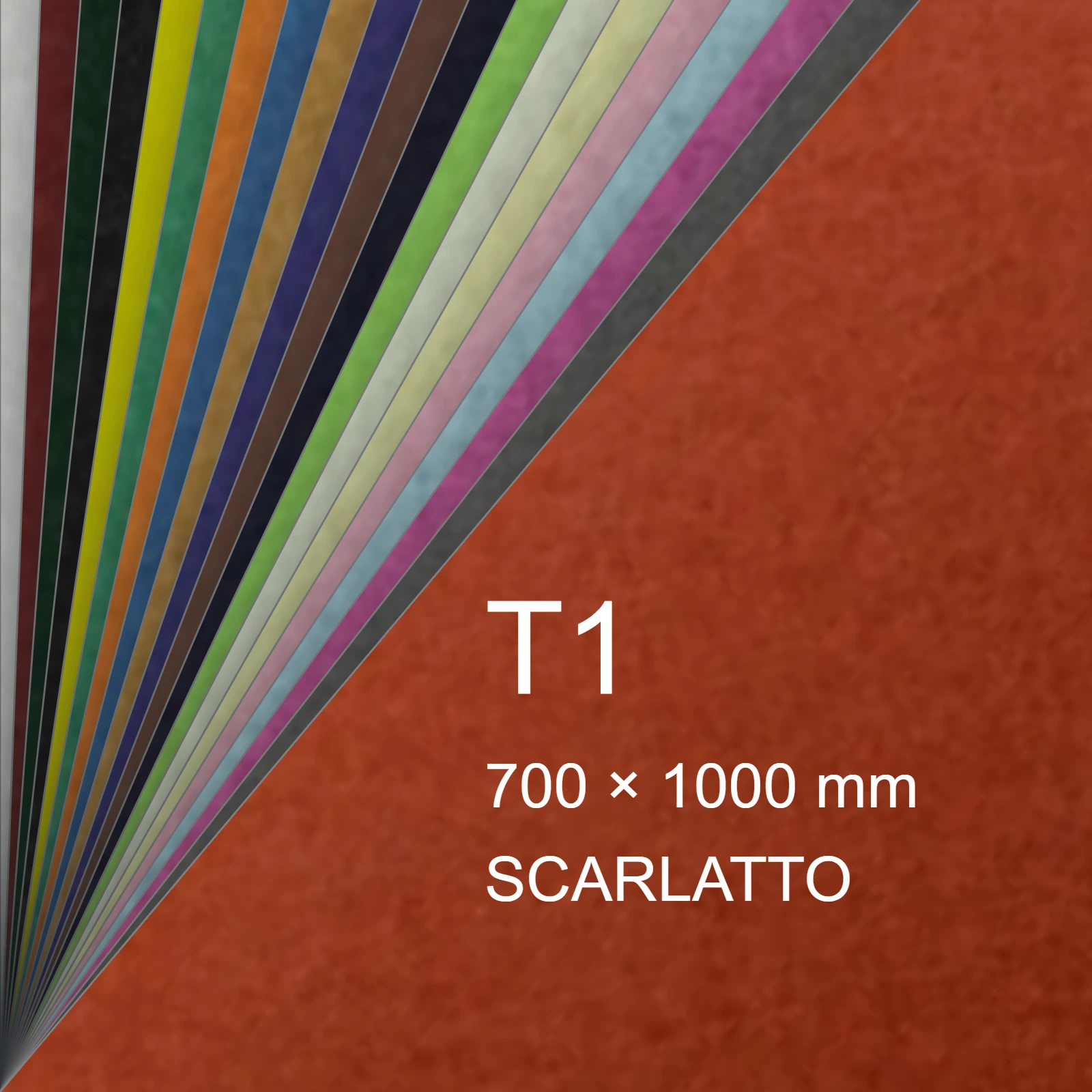 Cartoncino Favini, Prisma Color Monoruvido, 220 g/m², T1, SCARLATTO 04 FAVA33C201 - immagine aggiuntiva