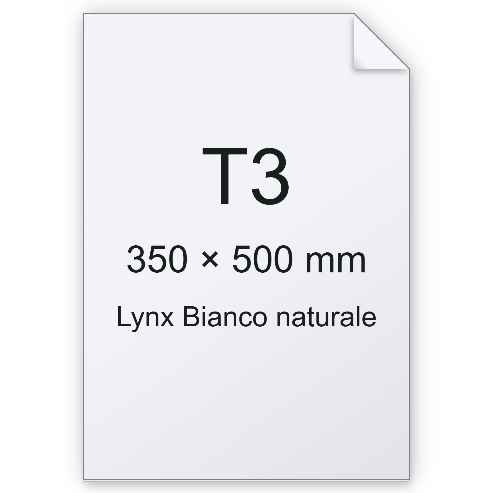 CartaLynx, Munken, BiancoNATURALE, 90gr, t3 bra1850t3