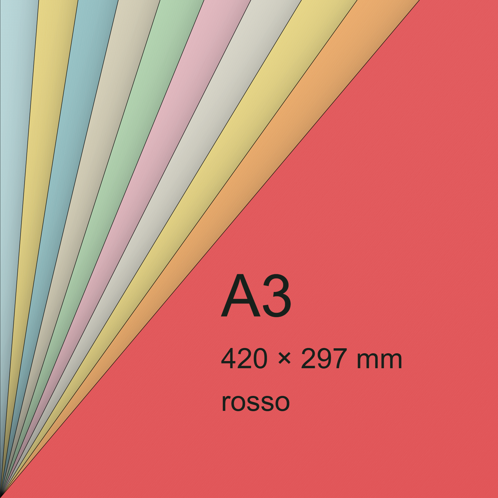 Cartoncino ManilaFormosa ROSSO, a3, 140gr BRA536a3 - immagine aggiuntiva