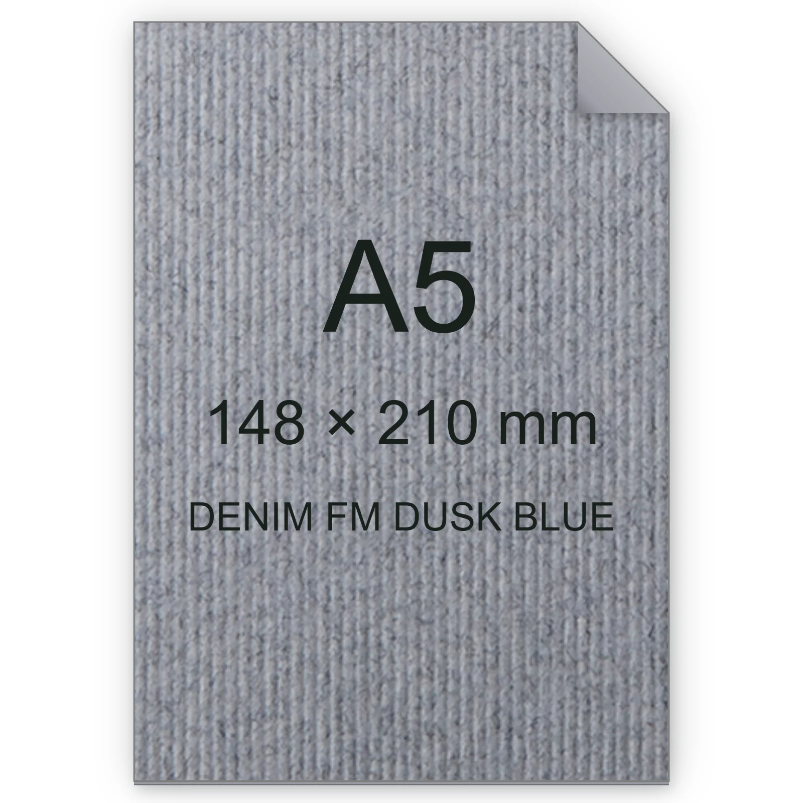 Cartoncino Favini, Refit, 250 g/m², A5, DENIM FM DUSK BLUE bra6739a5