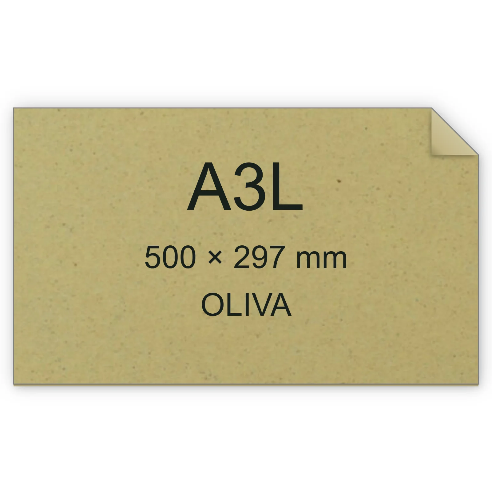 Cartoncino Favini, Crush, 250 g/m², A3L, OLIVA bra6702a3l