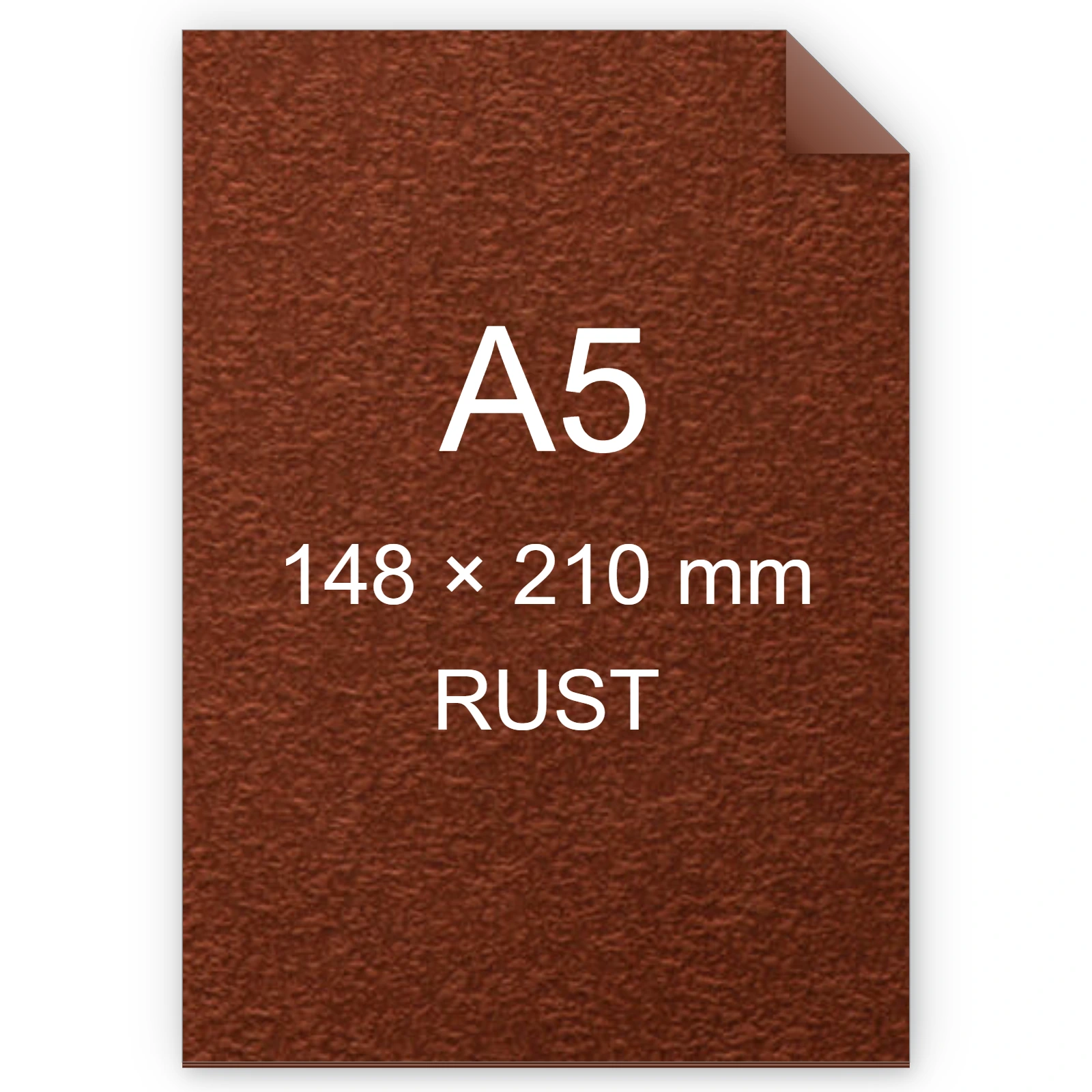 Cartoncino Favini, Tokyo, 120 g/m², A5, RUST bra6613a5