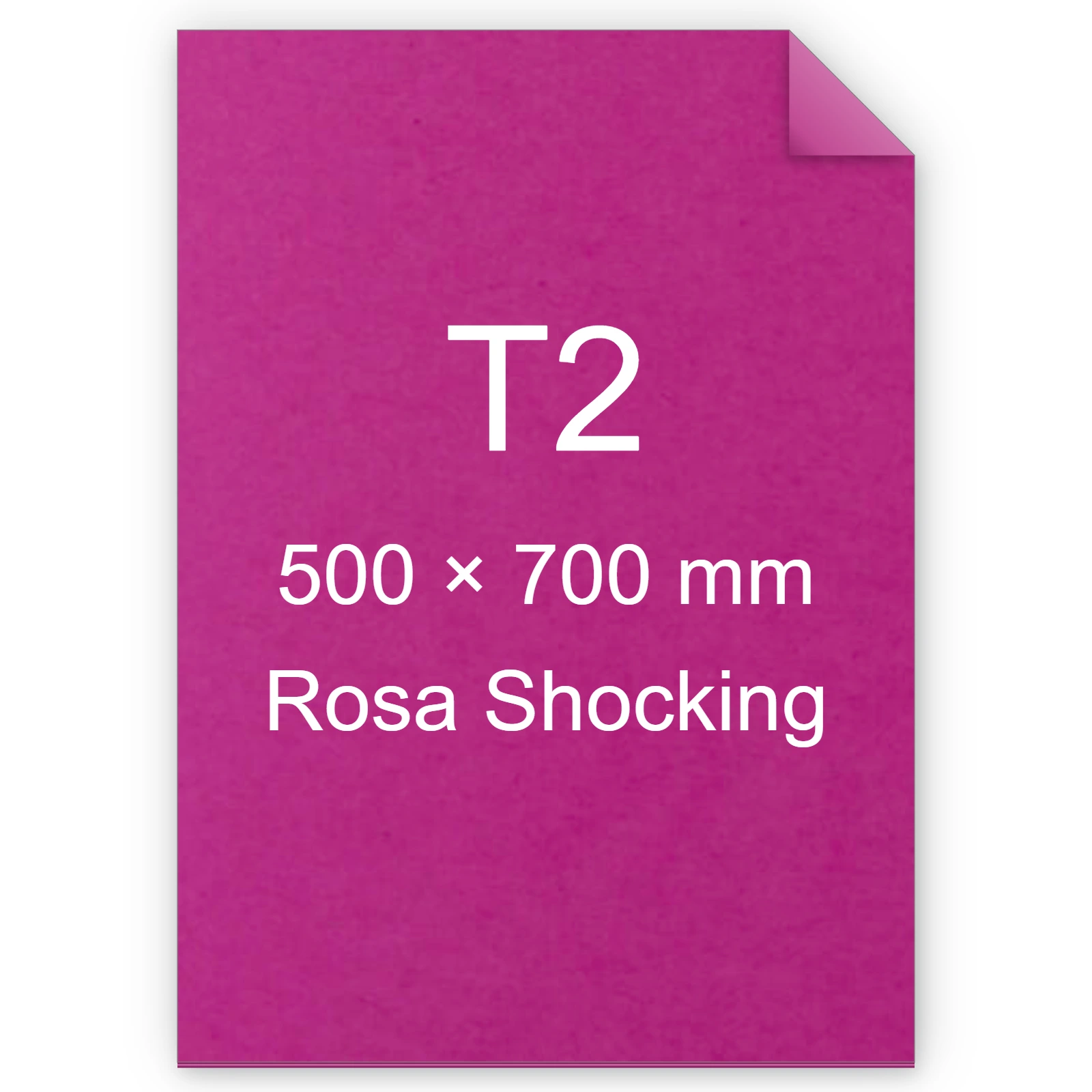 Cartoncino Favini, Burano, 250 g/m², T2, ROSA SHOCKING 50 BRA847t2