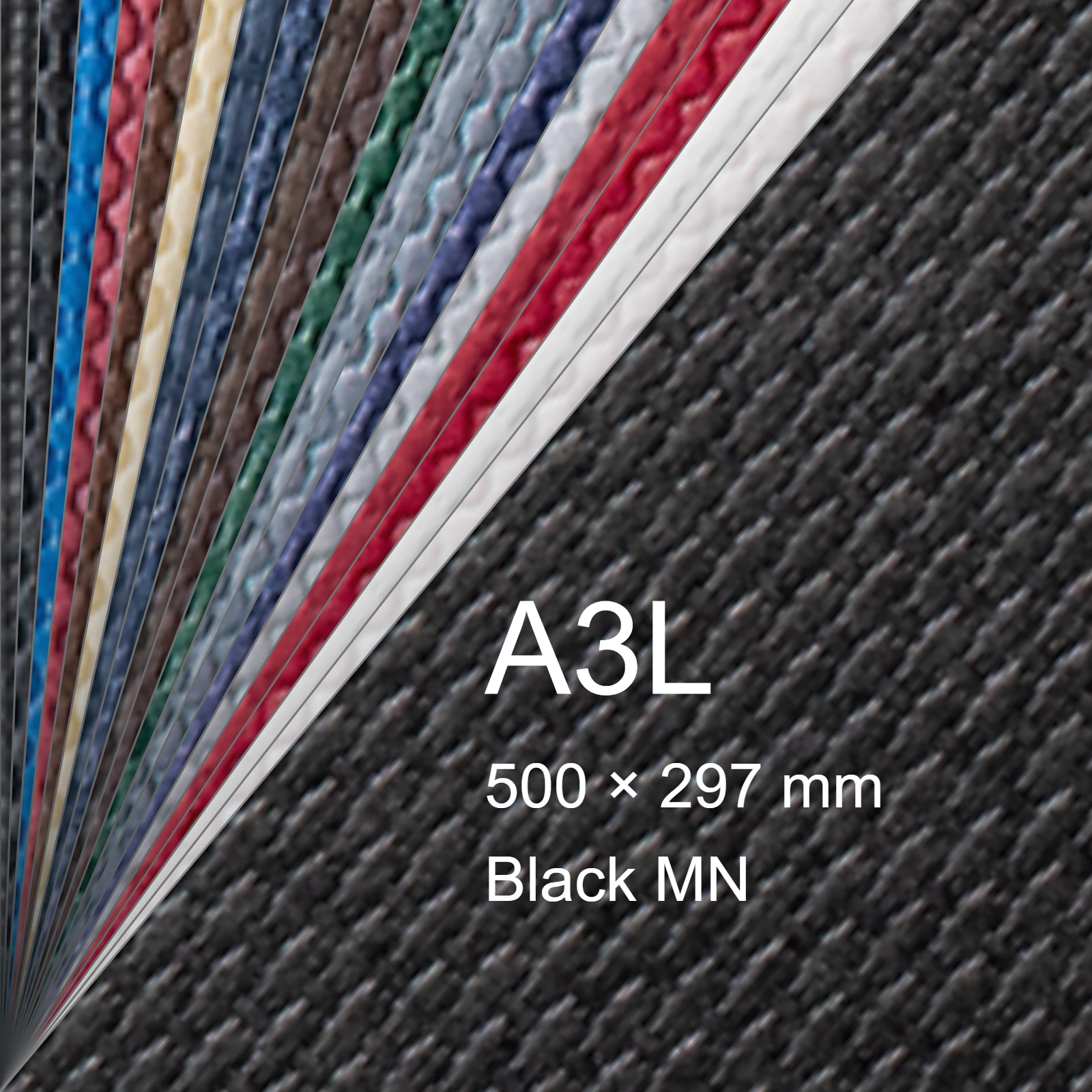 Cartoncino Favini, Classy Covers, 120 g/m², A3L, BLACK MN bra6634a3l - immagine aggiuntiva
