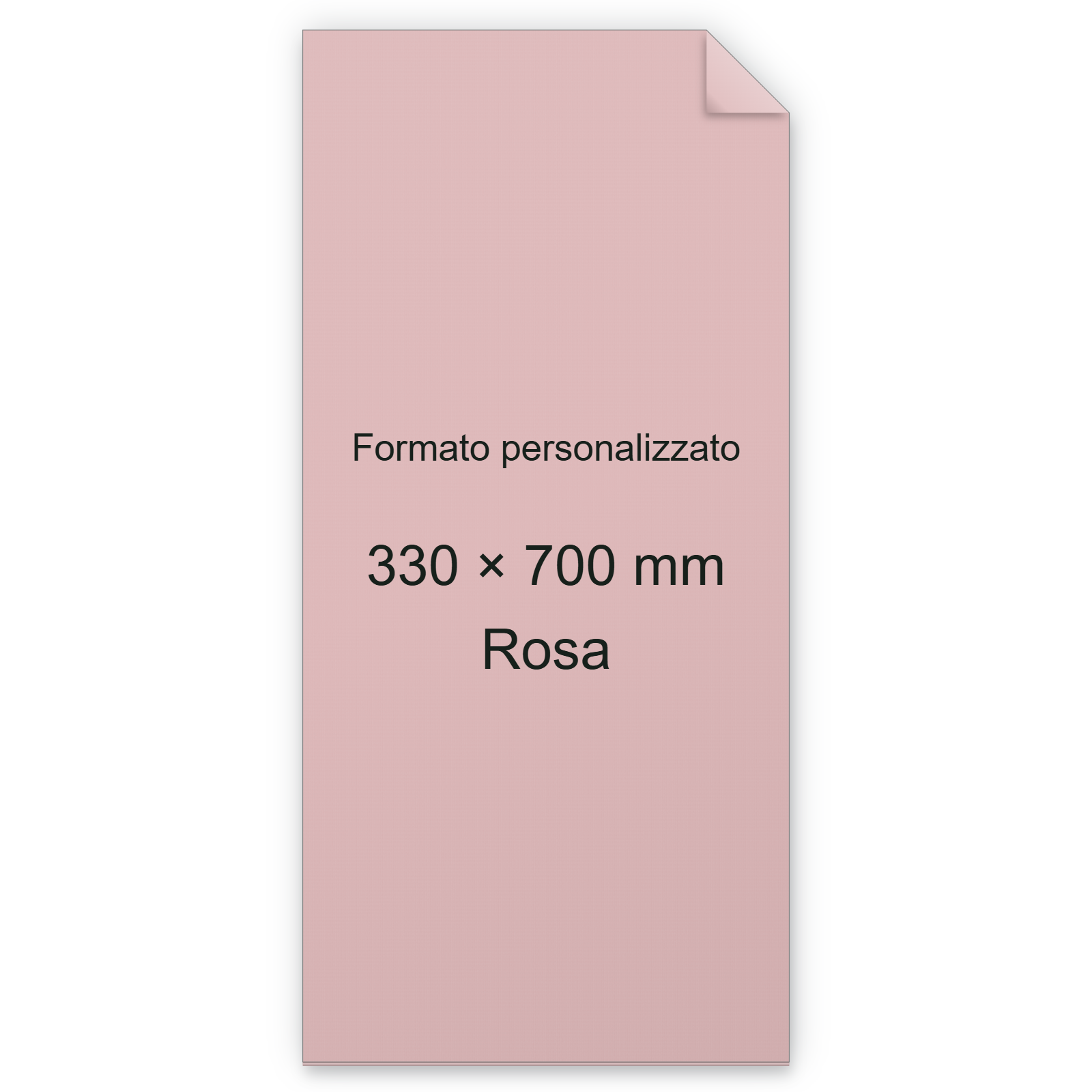 Cartoncino Favini, Burano, 120 g/m², 330x700 mm, ROSA 10 bra796SB