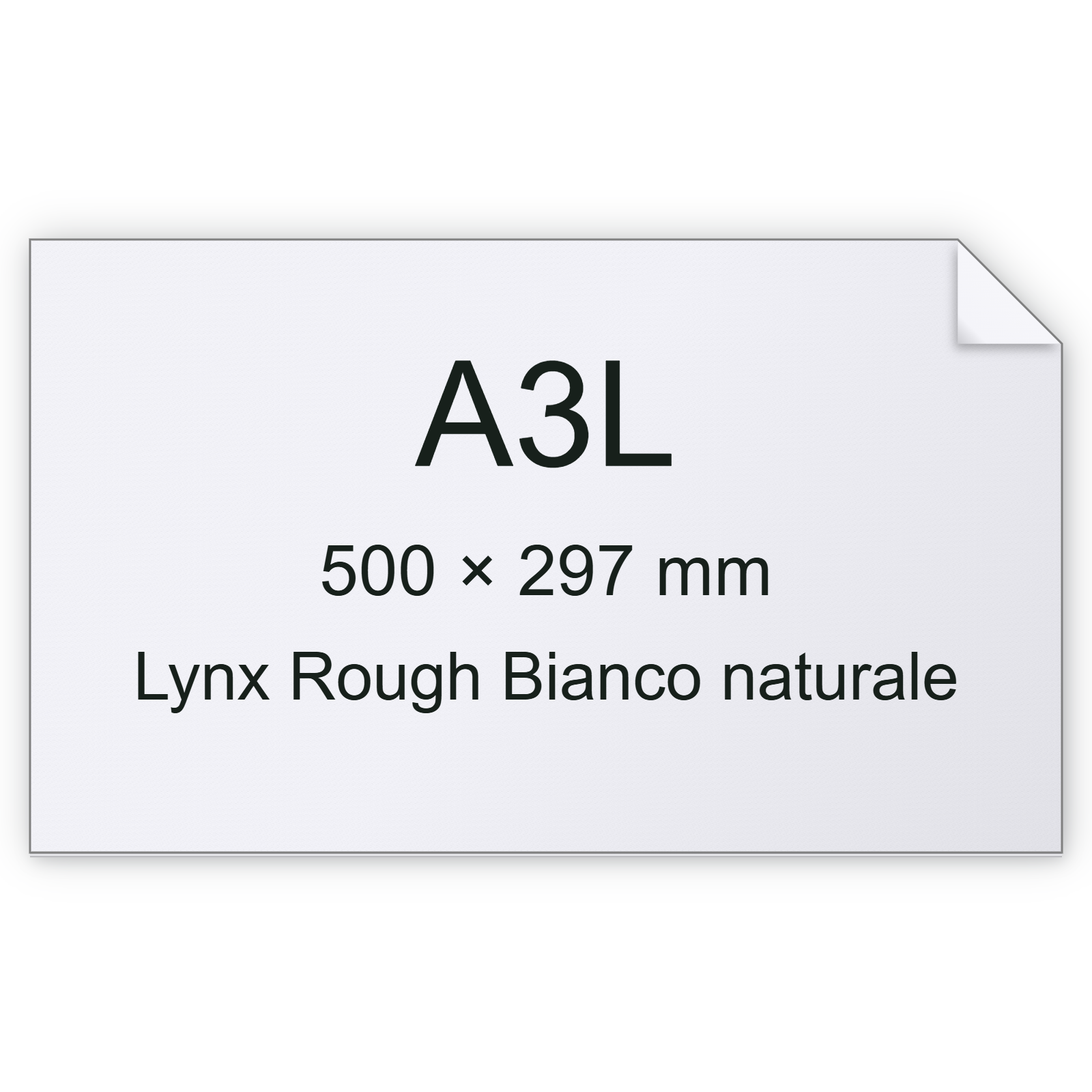 Cartoncino Lynx Rough, Munken, BiancoNATURALE, 120gr, a3l bra2578a3l