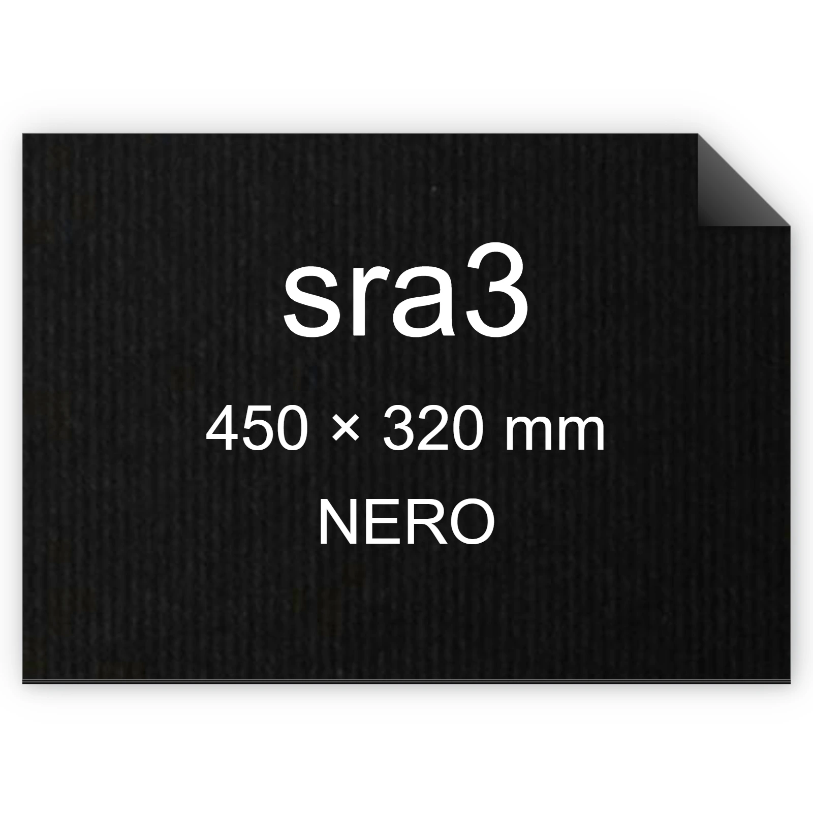 Cartoncino Favini, Twill, 240 g/m², SRA3, NERO bra696sra3