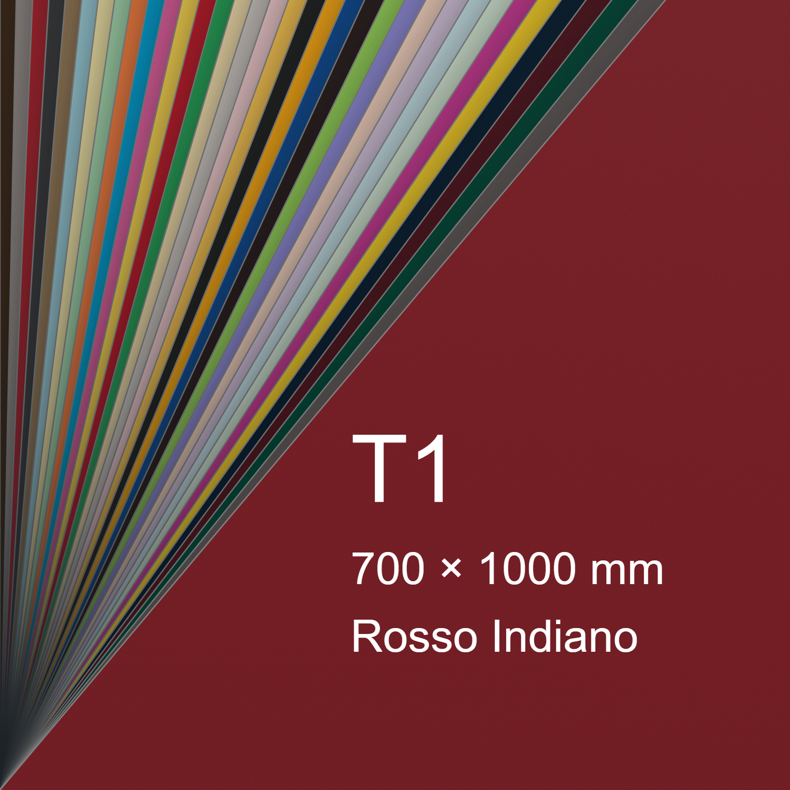 Cartoncino Favini, Burano, 140 g/m², T1, ROSSO INDIANO 69 bra853T1 - immagine aggiuntiva