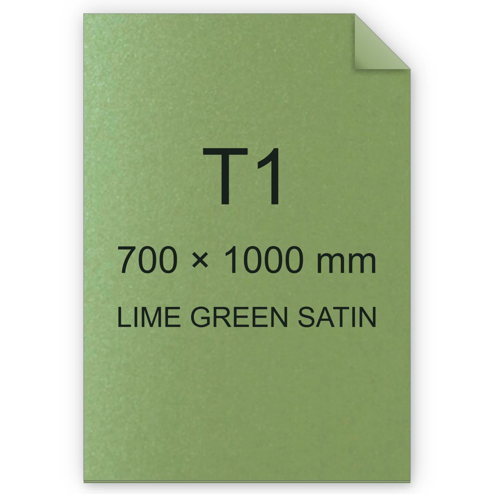 Cartoncino Favini, Majestic Satin, 290 g/m², T1, LIME GREEN SATIN bra981t1