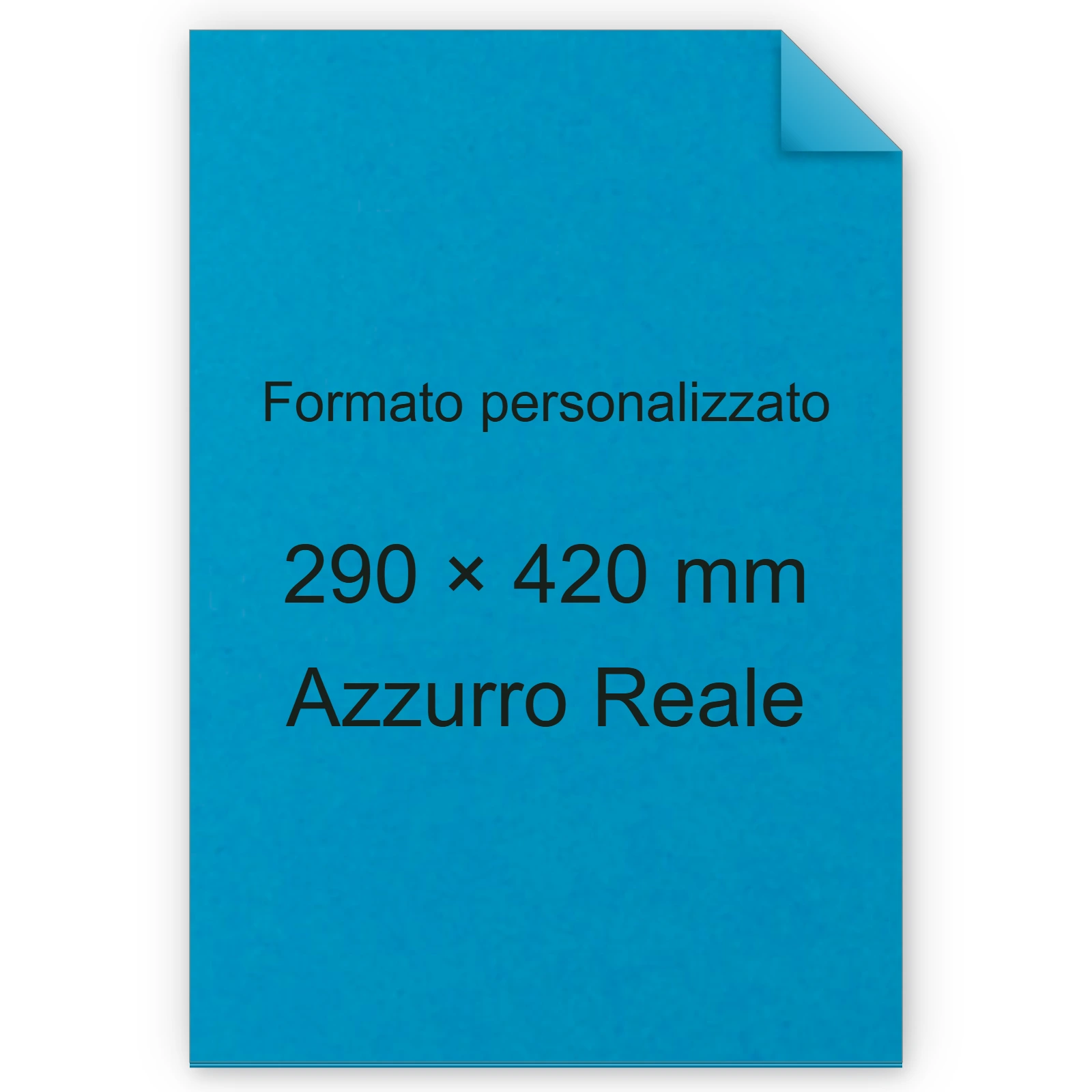 Cartoncino Favini, Burano, 140 g/m², 297x420 mm, AZZURRO REALE 55 bra579A3