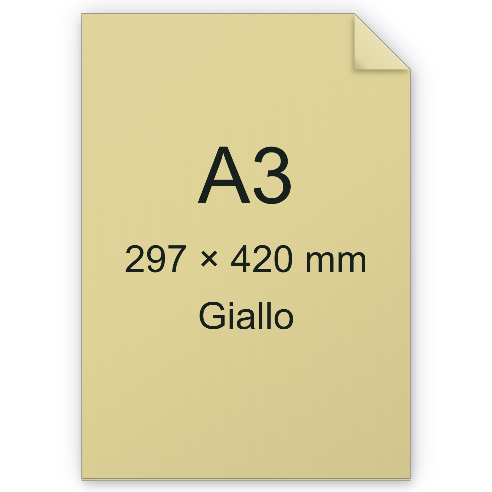 Cartoncino Favini, Burano, 200 g/m², A3, GIALLO 07 BRA553a3