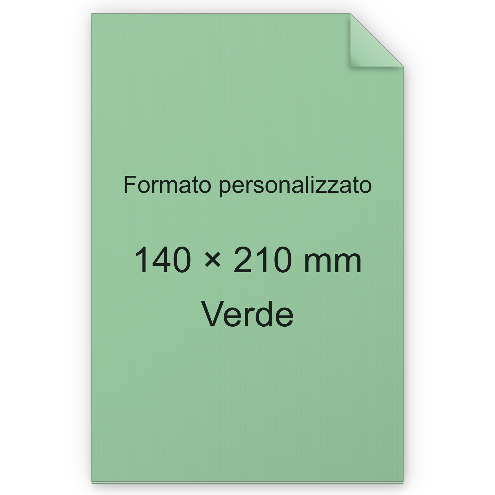 Cartoncino Favini, Burano, 120 g/m², 140x210 mm, VERDE 09 bra798A5