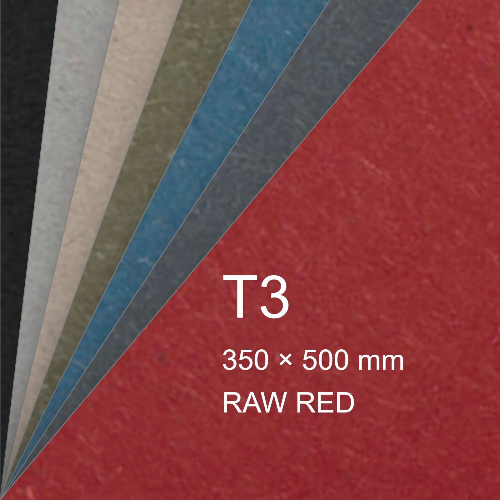 Cartoncino Favini, Shiro Echo Raw, 250 g/m², T3, RAW RED bra6670t3 - immagine aggiuntiva
