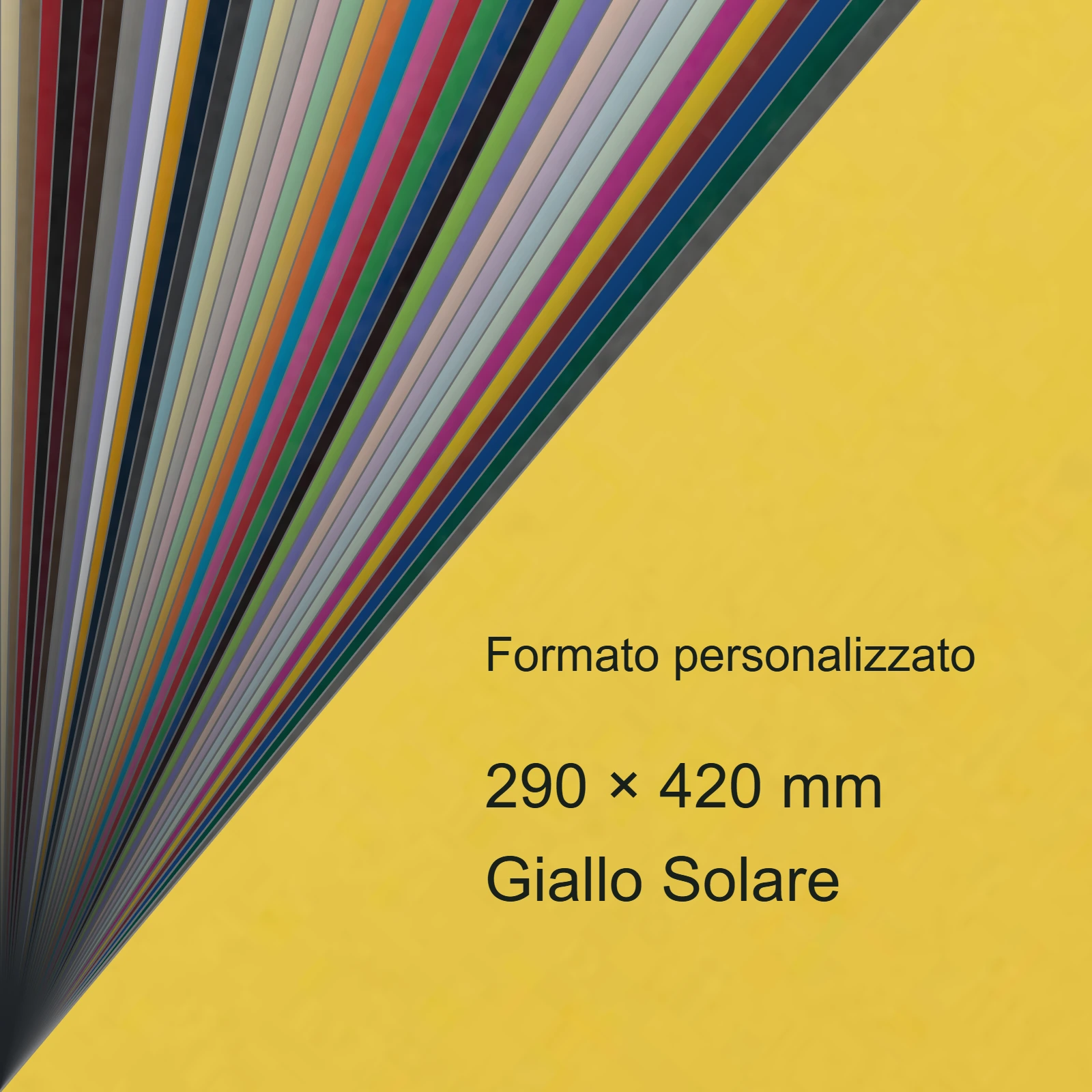 Cartoncino Favini, Burano, 140 g/m², 297x420 mm, GIALLO SOLARE 53 bra587A3 - immagine aggiuntiva
