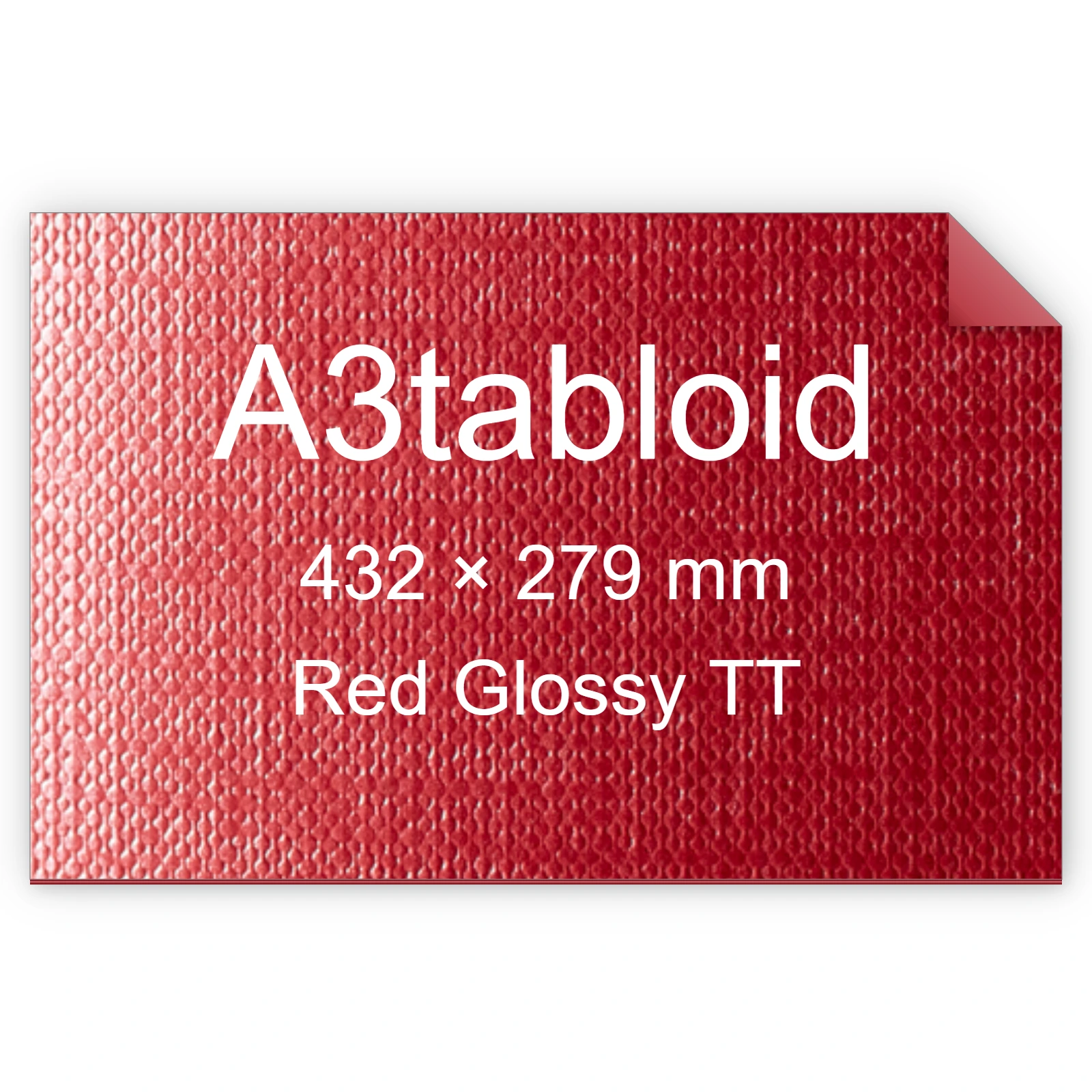 Cartoncino Favini, Classy Covers, 125 g/m², A3tabloid, RED GLOSSY TT bra6636a3tabloid
