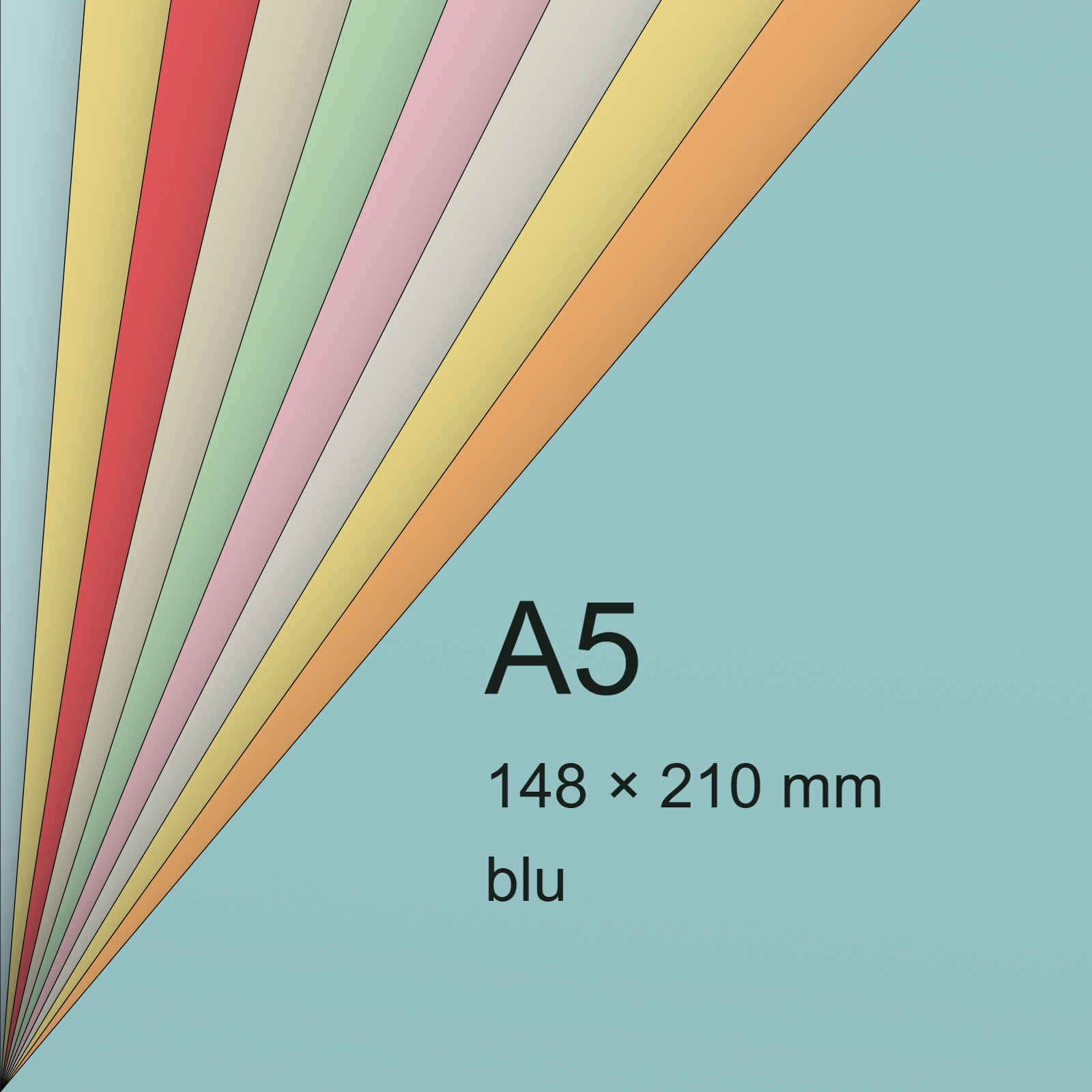 Cartoncino ManilaFormosa BLU, a5, 140gr BRA525a5 - immagine aggiuntiva