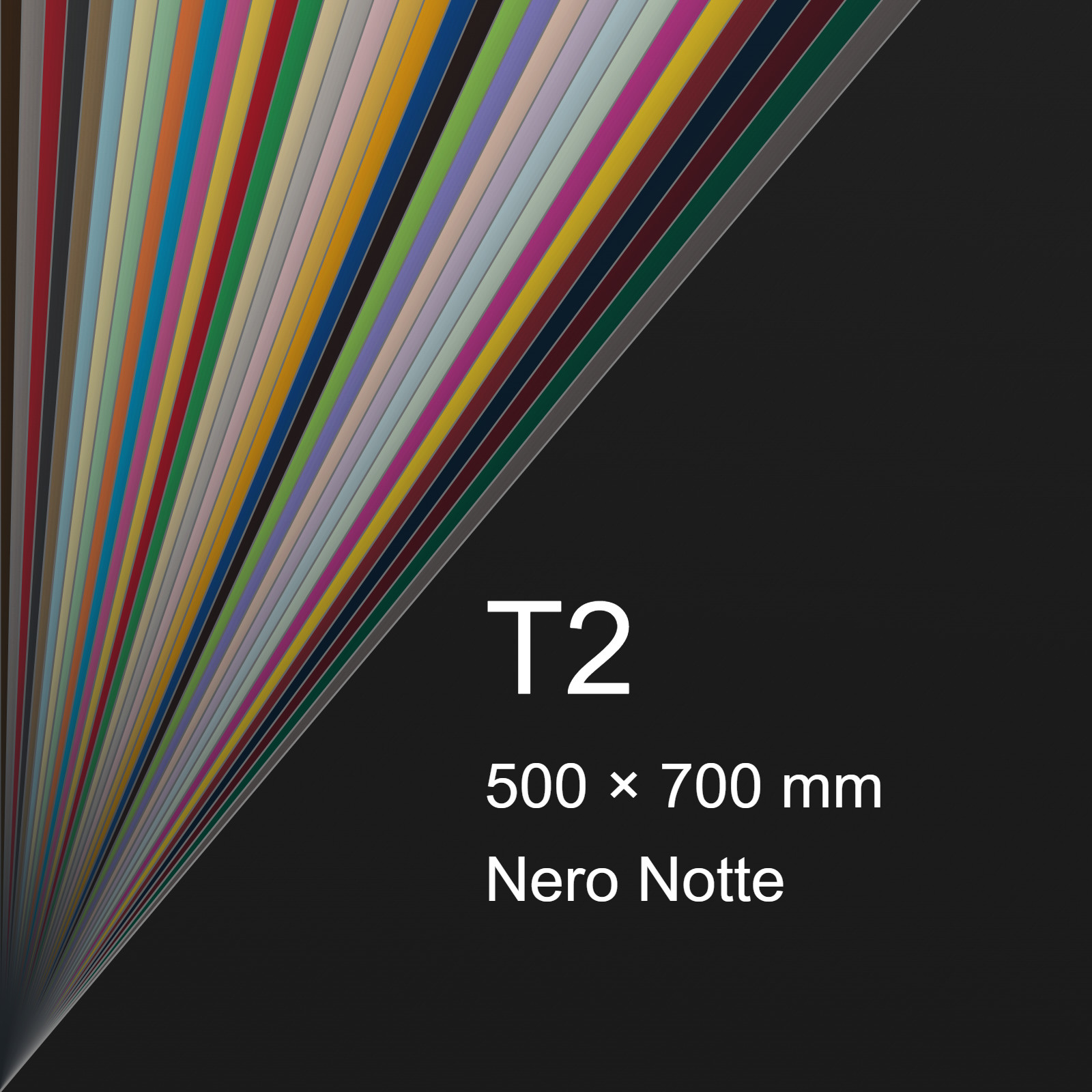 Cartoncino Favini, Burano, 120 g/m², T2, NERO NOTTE 63 bra3343T2 - immagine aggiuntiva