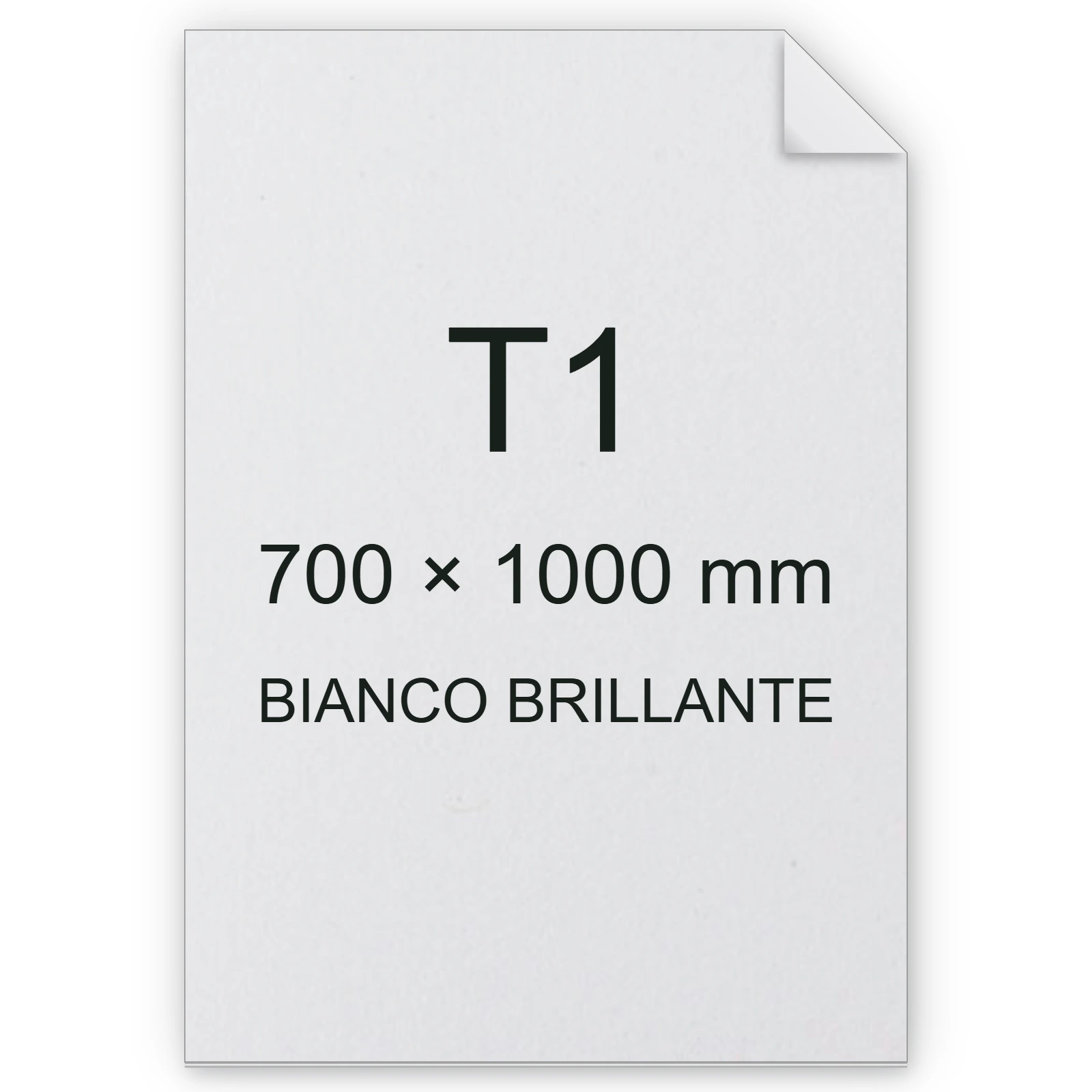 Cartoncino Favini, Shiro Echo, 350 g/m², T1, BIANCO BRILLANTE bra6580t1