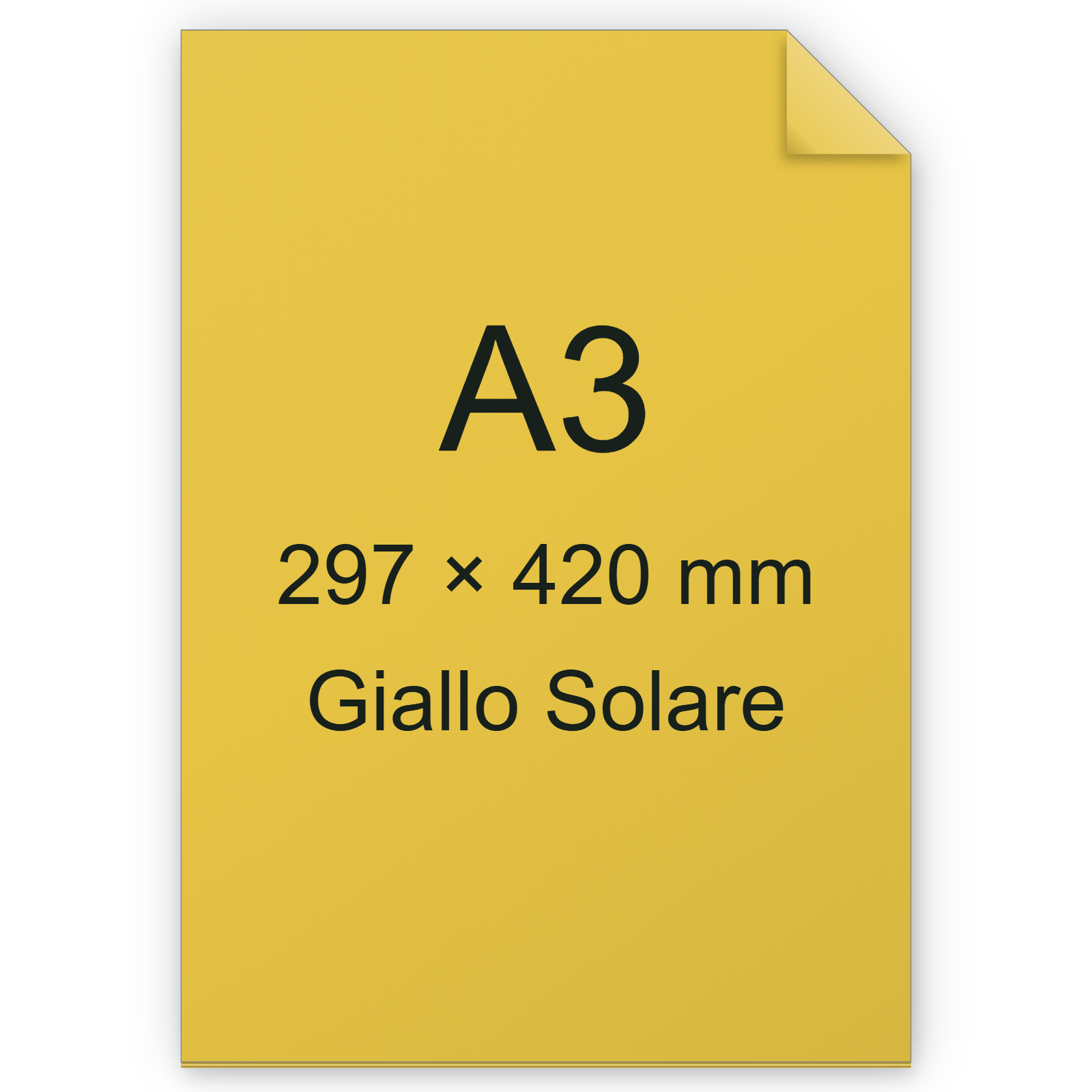 Cartoncino Favini, Burano, 200 g/m², A3, GIALLO SOLARE 53 BRA588a3