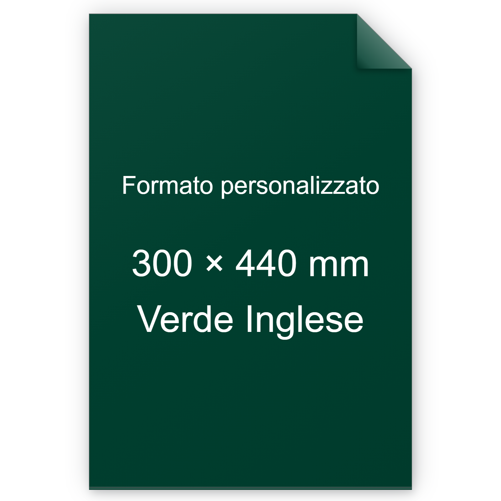 Cartoncino Favini, Burano, 320 g/m², 300x440 mm, VERDE INGLESE 71 BRA871a3+