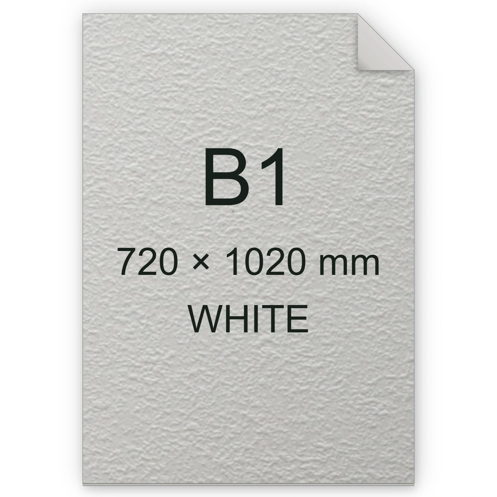 Cartoncino Favini, Tokyo, 120 g/m², B1, WHITE bra6601b1