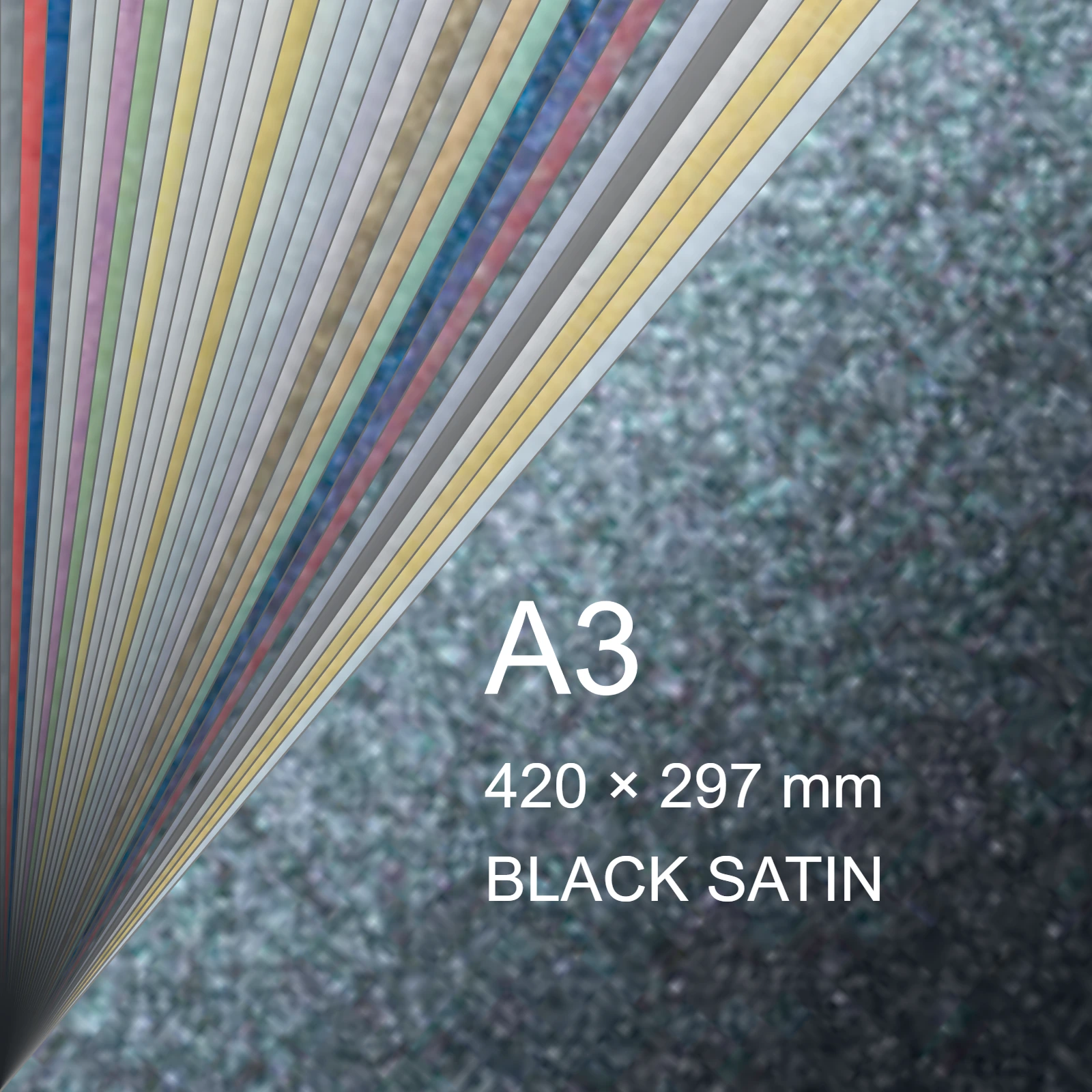 Cartoncino Favini, Majestic Satin, 290 g/m², A3, BLACK SATIN bra1024a3 - immagine aggiuntiva