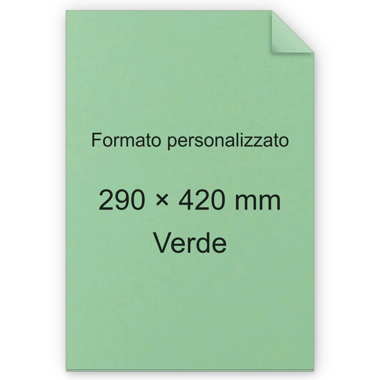 Cartoncino Favini, Burano, 120 g/m², 297x420 mm, VERDE 09 bra798A3