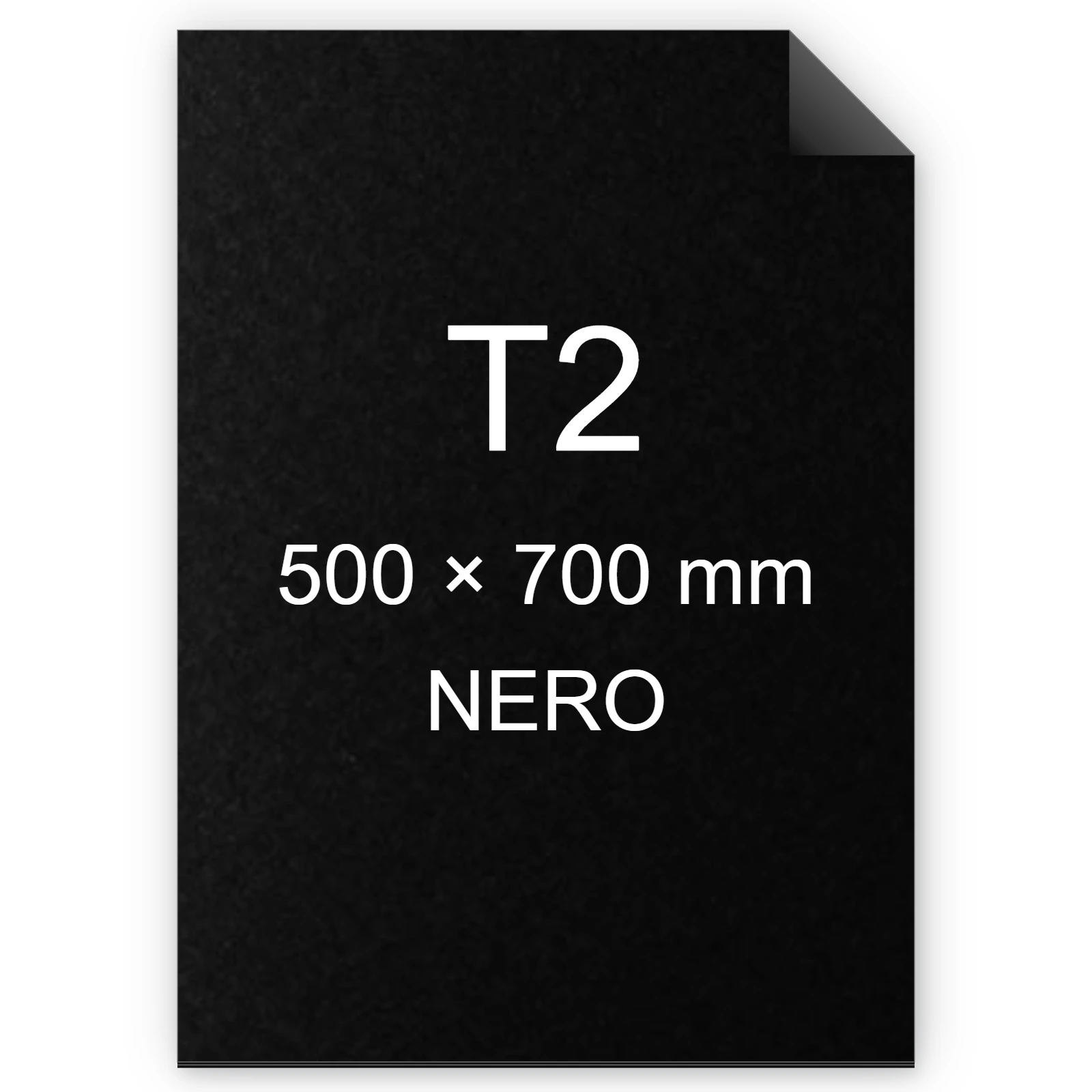 Cartoncino Favini, Prisma Color Monoruvido, 220 g/m², T2, NERO 16 FAVA33A202