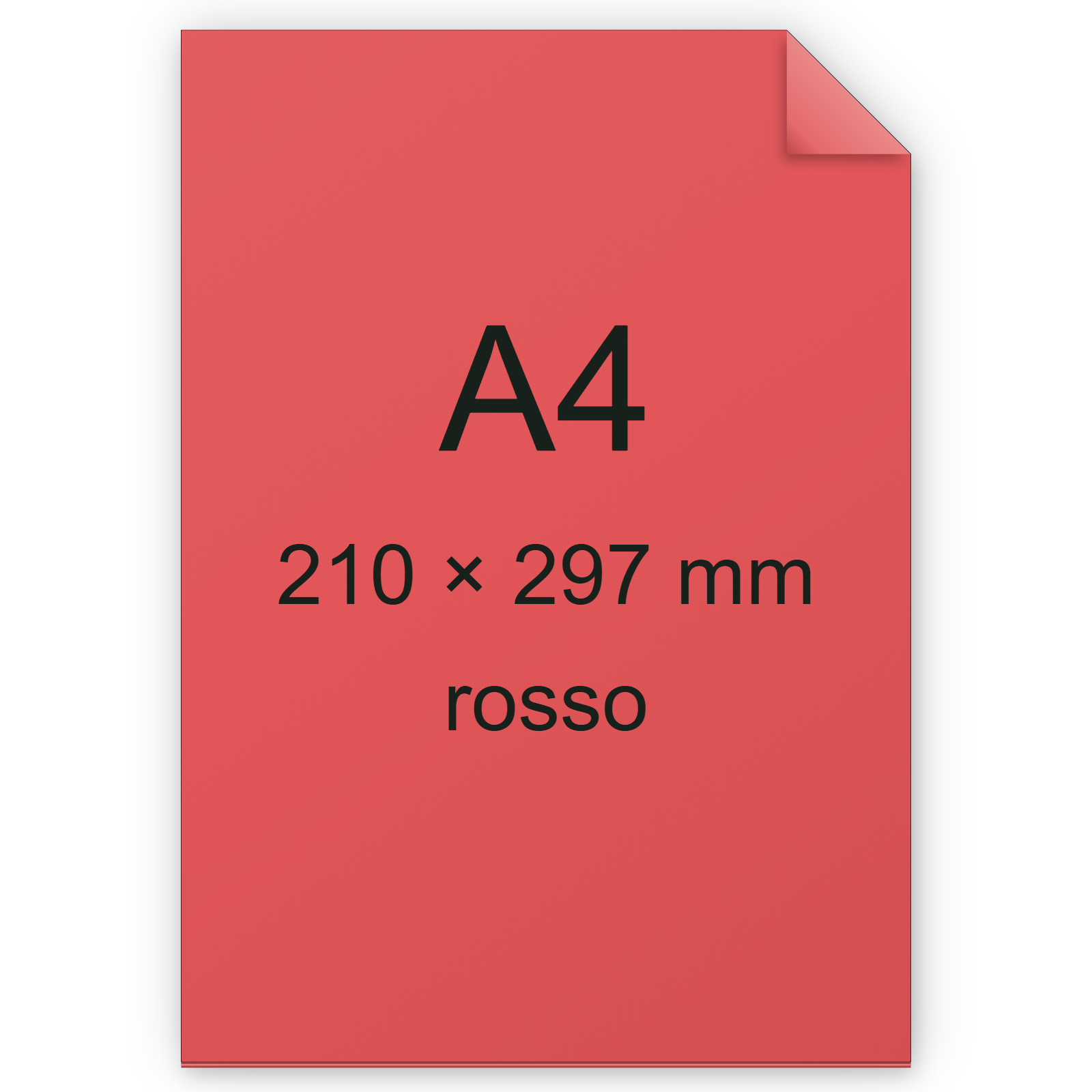 Cartoncino Cordenons Formosa myRecy FSR ROSSO, A4, 140gr BRA3258