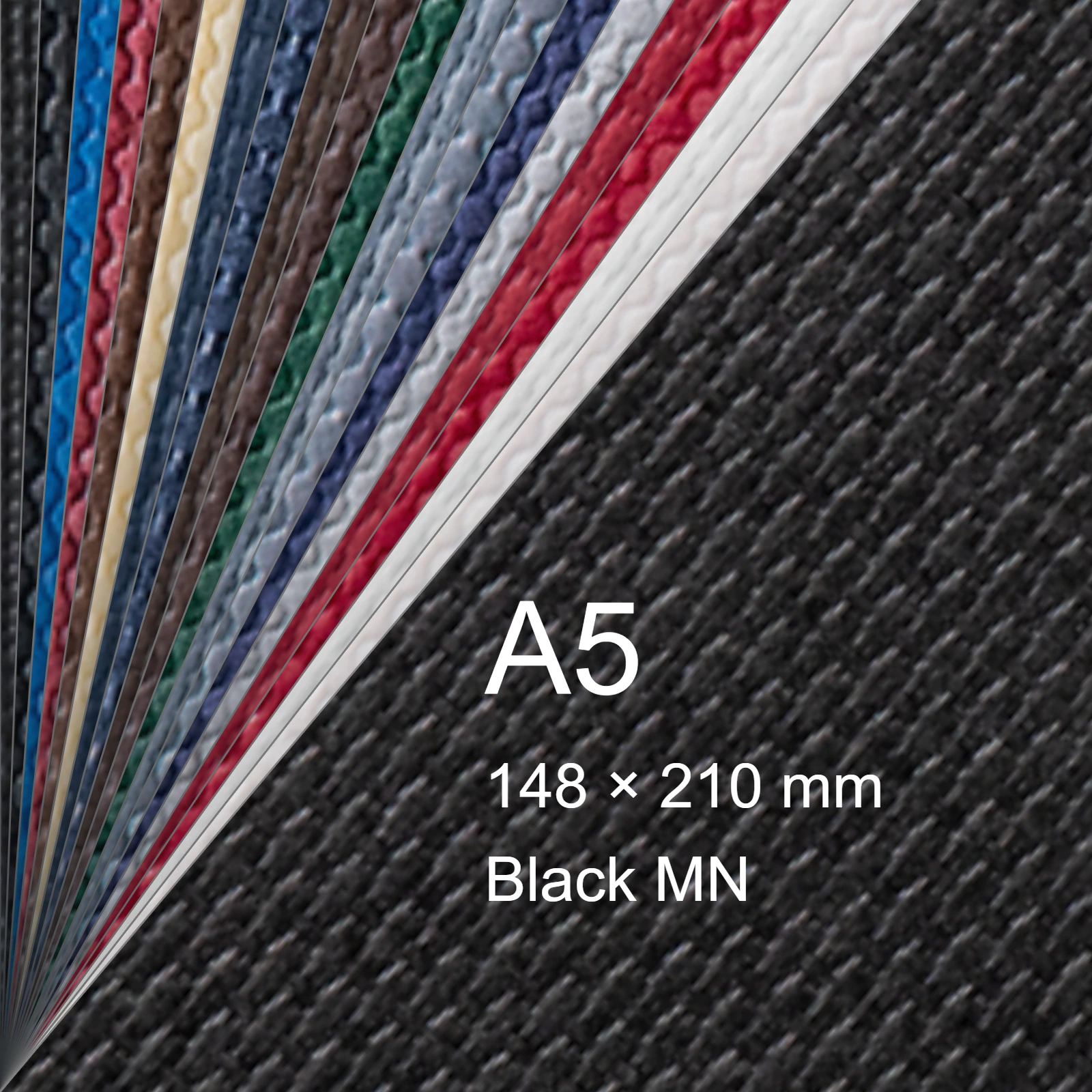 Cartoncino Favini, Classy Covers, 120 g/m², A5, BLACK MN bra6634a5 - immagine aggiuntiva