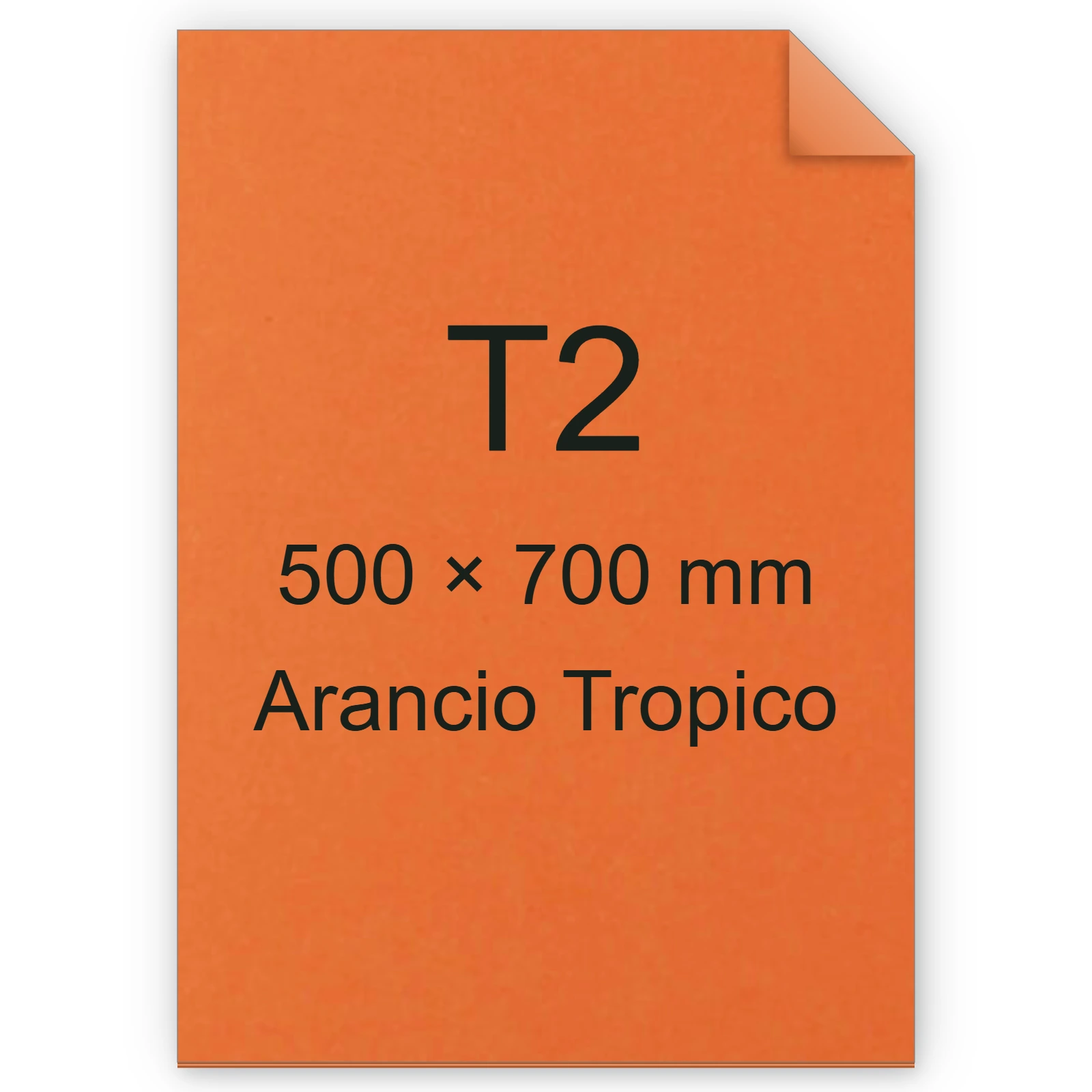 Cartoncino Favini, Burano, 250 g/m², T2, ARANCIO TROPICO 56 BRA577t2
