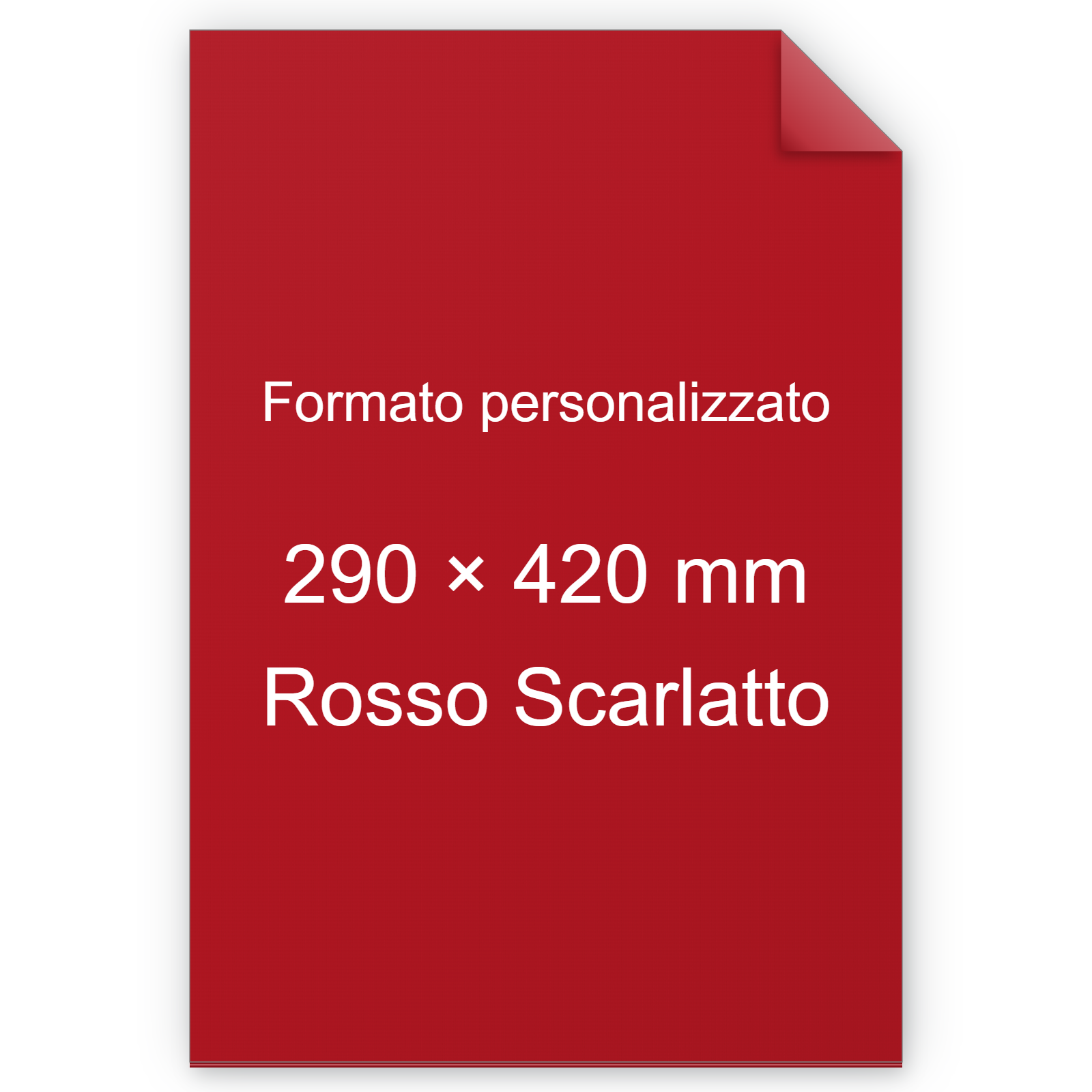 Cartoncino Favini, Burano, 140 g/m², 290x420 mm, ROSSO SCARLATTO 61 bra591A3