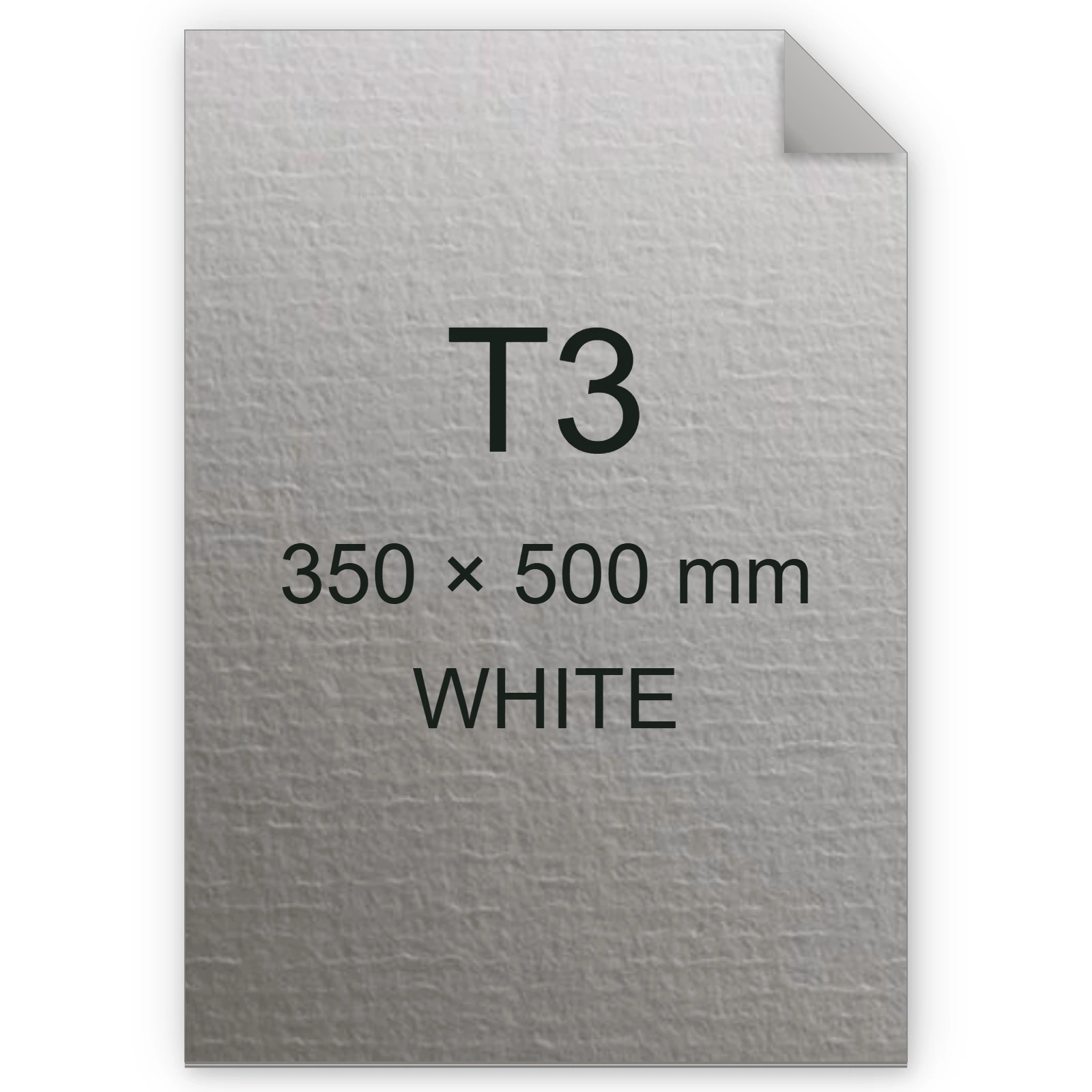 Carta Favini, Contact Laid, 90 g/m², T3, WHITE bra6593t3