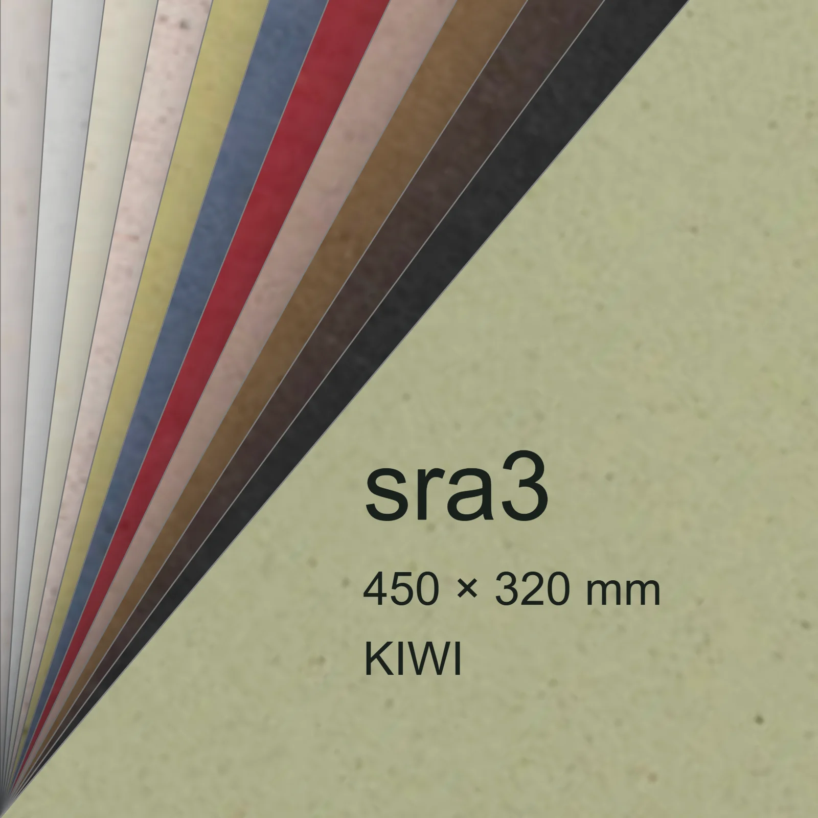 Cartoncino Favini, Crush, 120 g/m², sra3, KIWI bra6710sra3 - immagine aggiuntiva