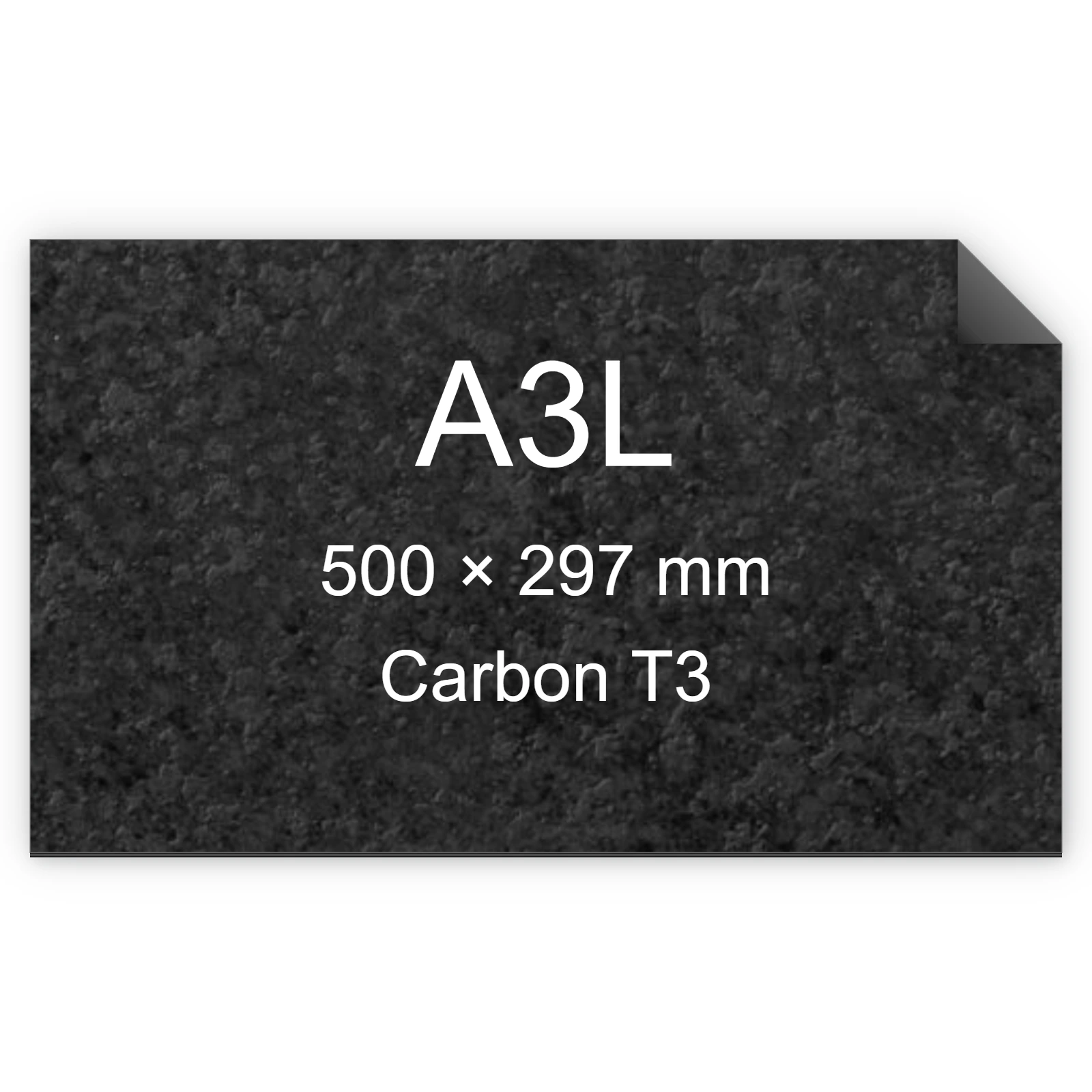 Carta Favini, Classy Covers, 115 g/m², A3L, CARBON T3 bra6648a3l
