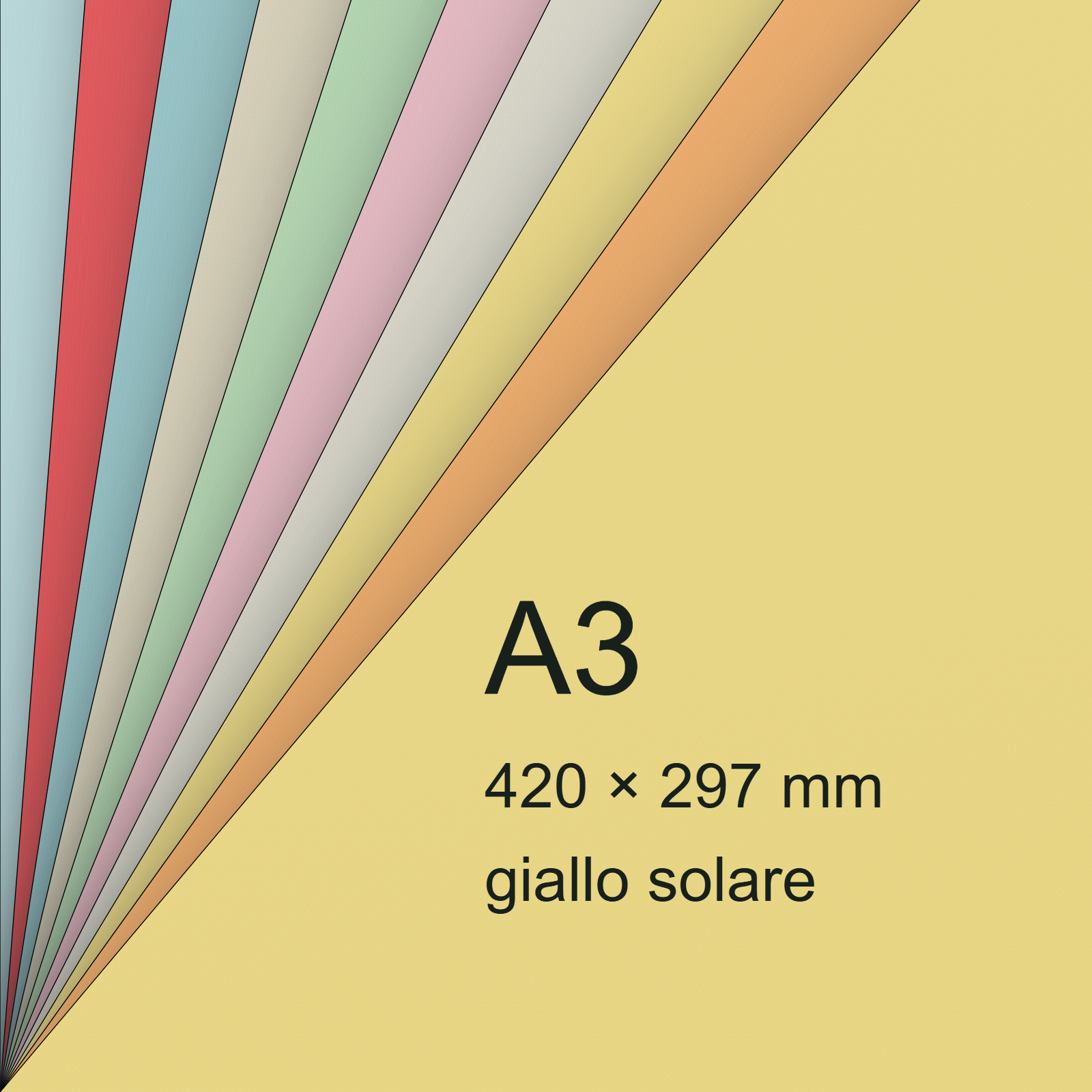 Cartoncino ManilaFormosa GIALLOSOLARE, a3, 140gr BRA529a3 - immagine aggiuntiva